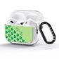 Shamrock Custom Name AirPods Pro Glitter Case Side Image