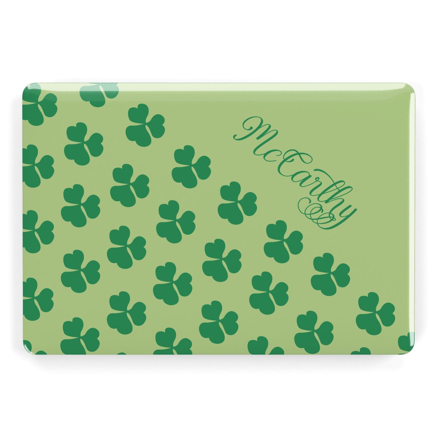 Shamrock Custom Name Apple MacBook Case