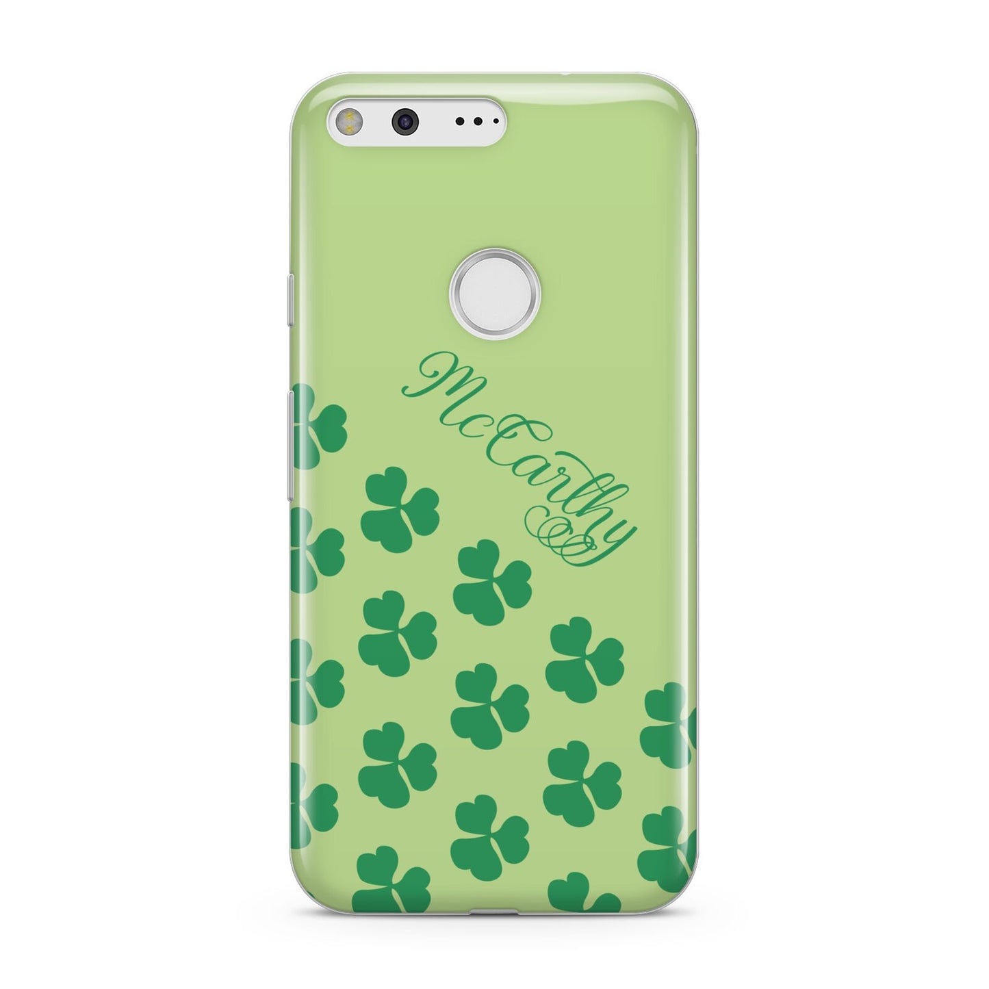 Shamrock Custom Name Google Pixel Case