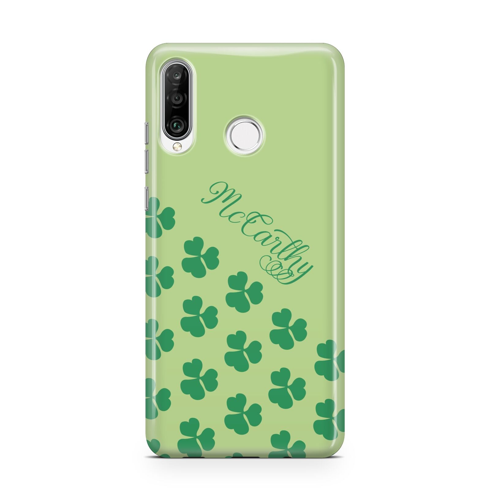 Shamrock Custom Name Huawei P30 Lite Phone Case