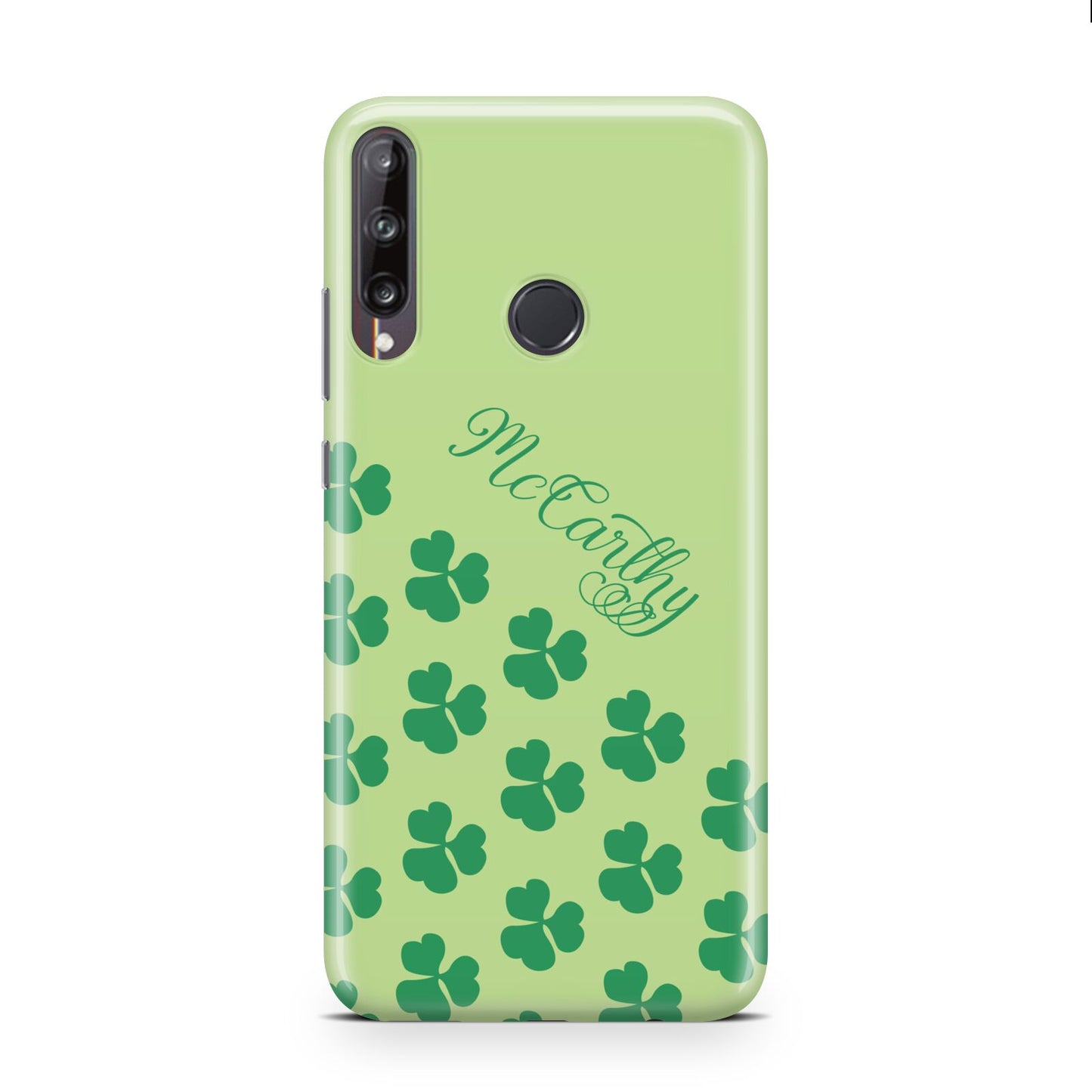 Shamrock Custom Name Huawei P40 Lite E Phone Case