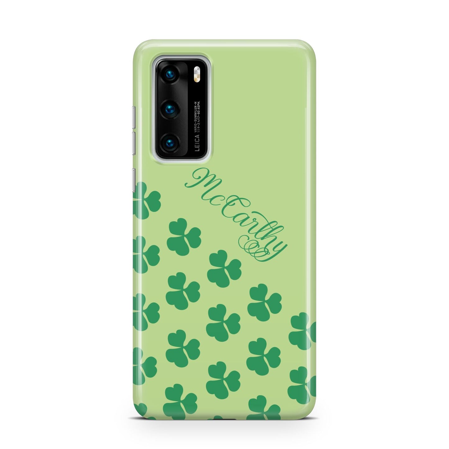 Shamrock Custom Name Huawei P40 Phone Case