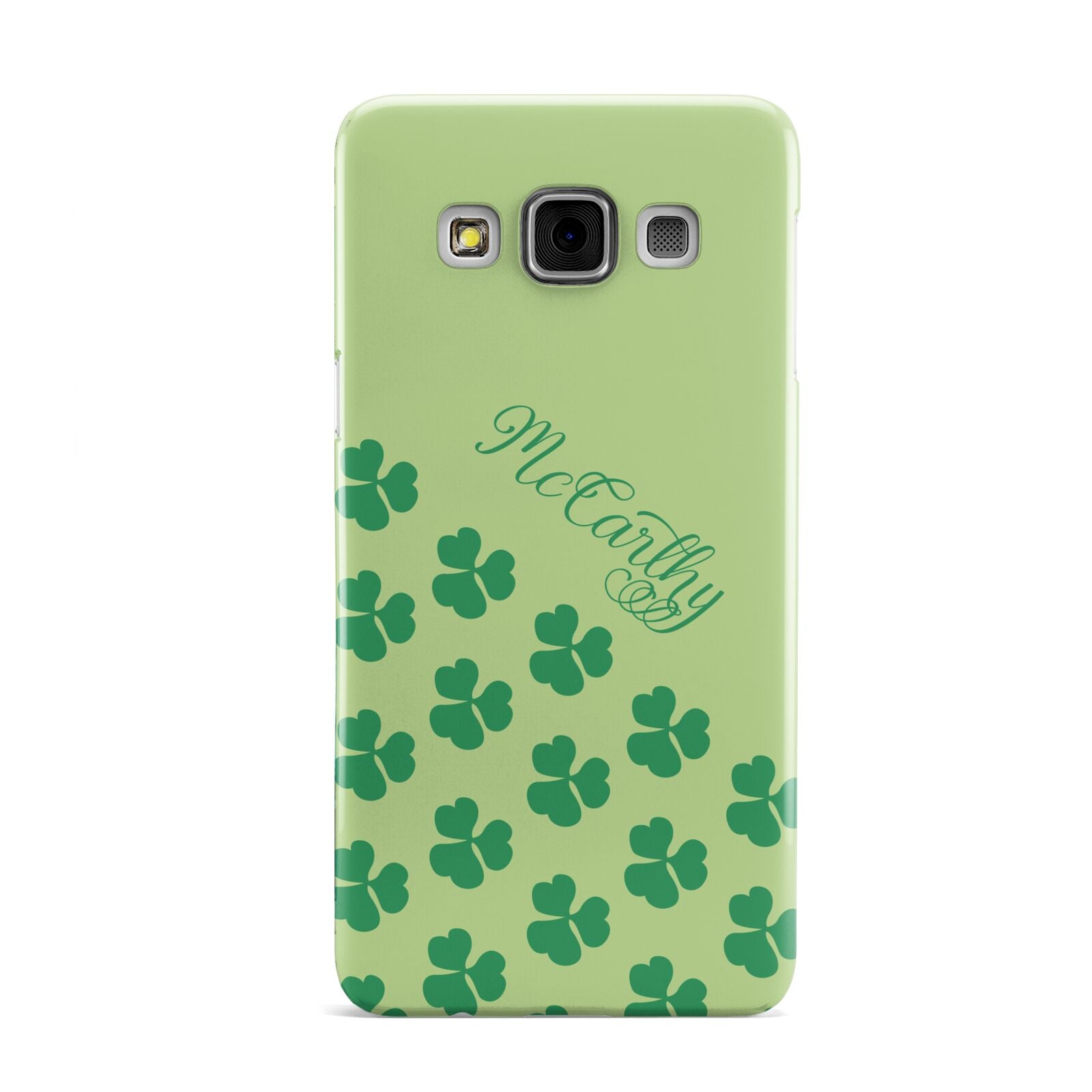 Shamrock Custom Name Samsung Galaxy A3 Case