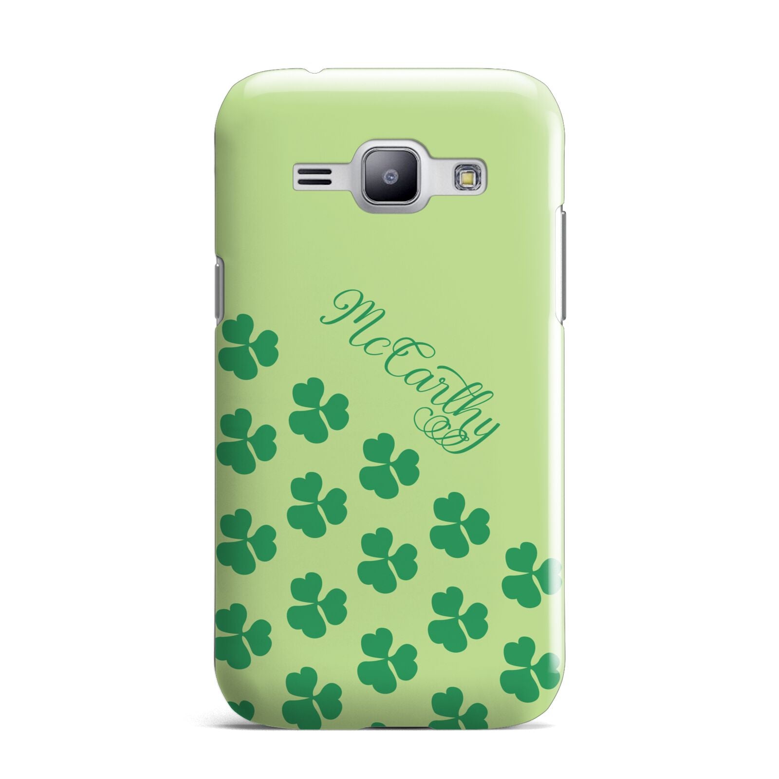 Shamrock Custom Name Samsung Galaxy J1 2015 Case