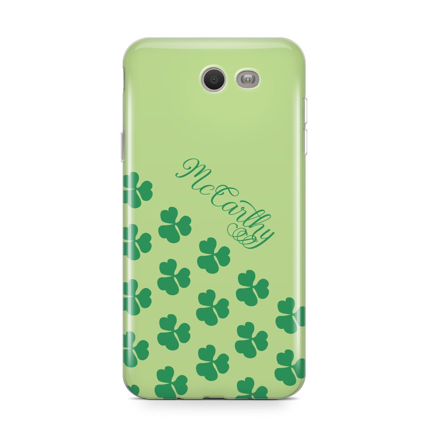 Shamrock Custom Name Samsung Galaxy J7 2017 Case