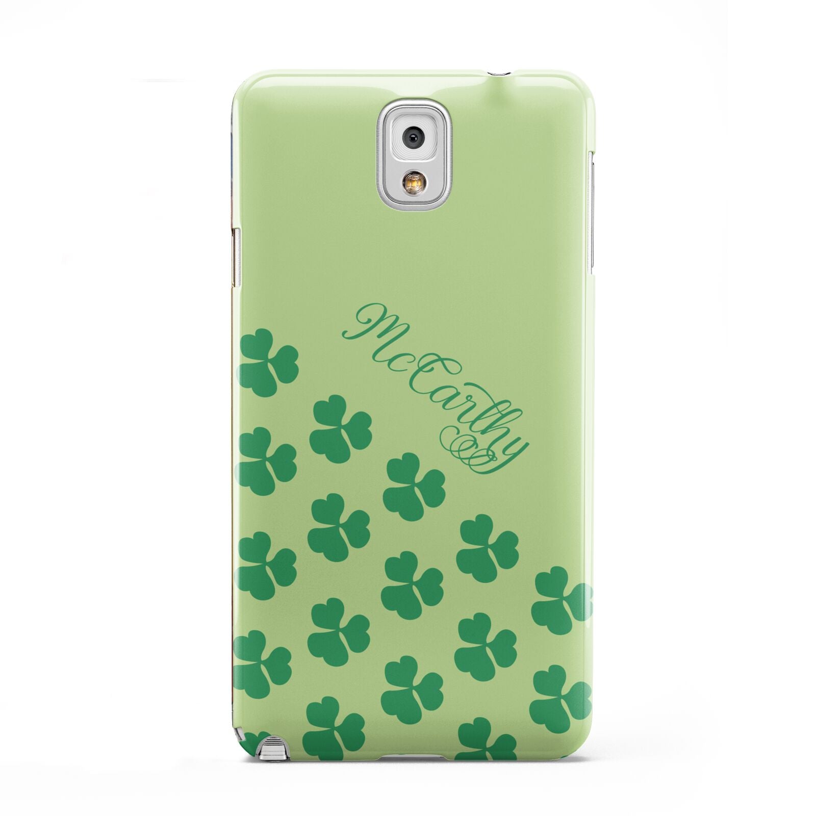 Shamrock Custom Name Samsung Galaxy Note 3 Case