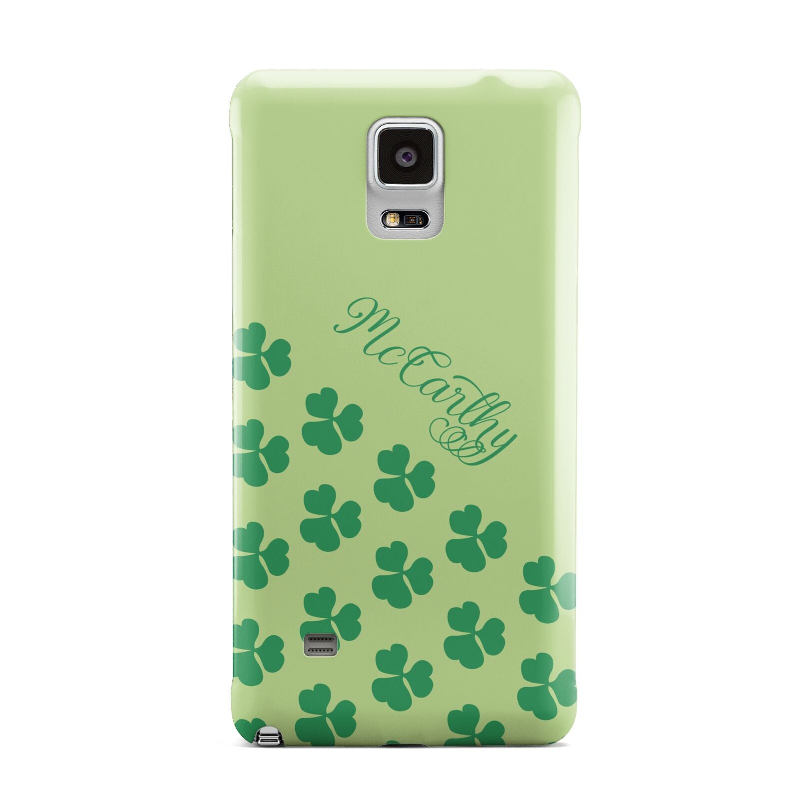 Shamrock Custom Name Samsung Galaxy Note 4 Case