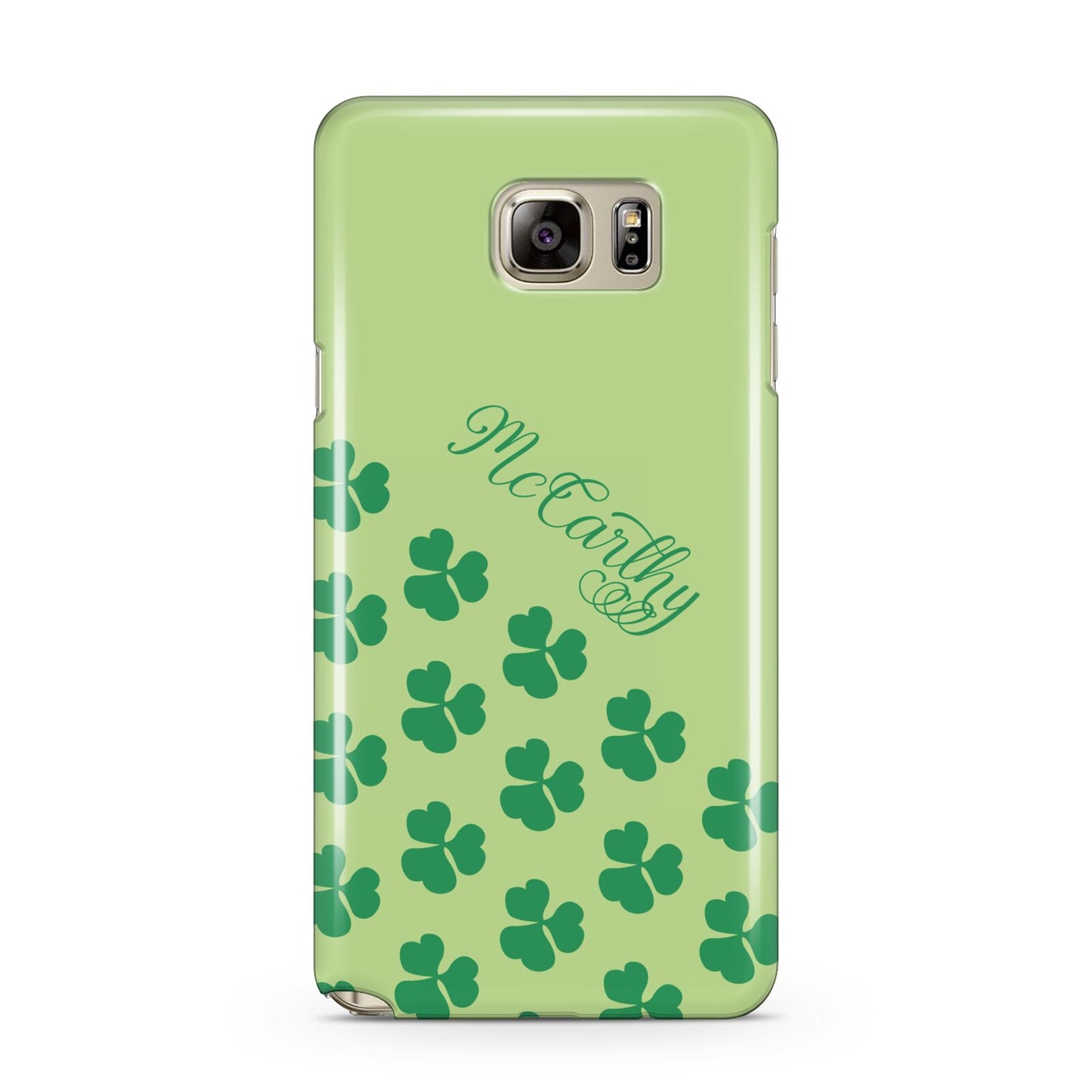 Shamrock Custom Name Samsung Galaxy Note 5 Case