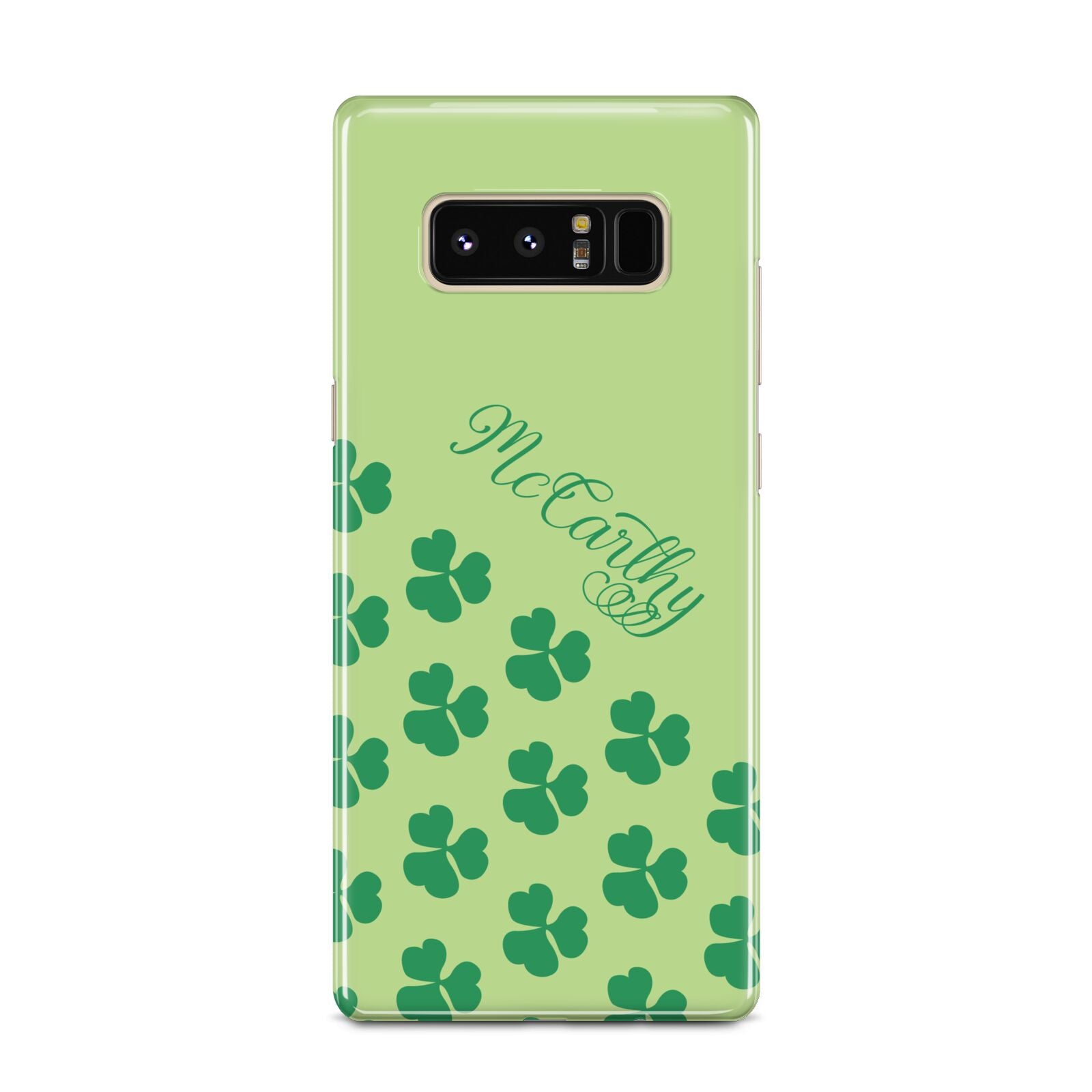 Shamrock Custom Name Samsung Galaxy Note 8 Case