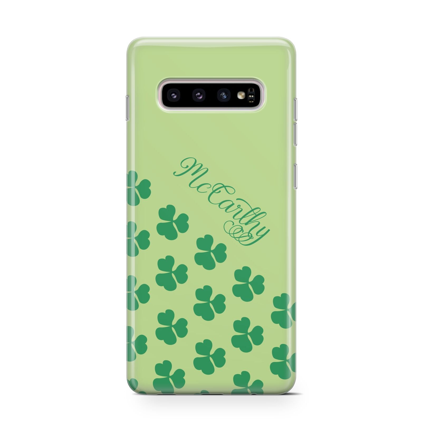 Shamrock Custom Name Samsung Galaxy S10 Case