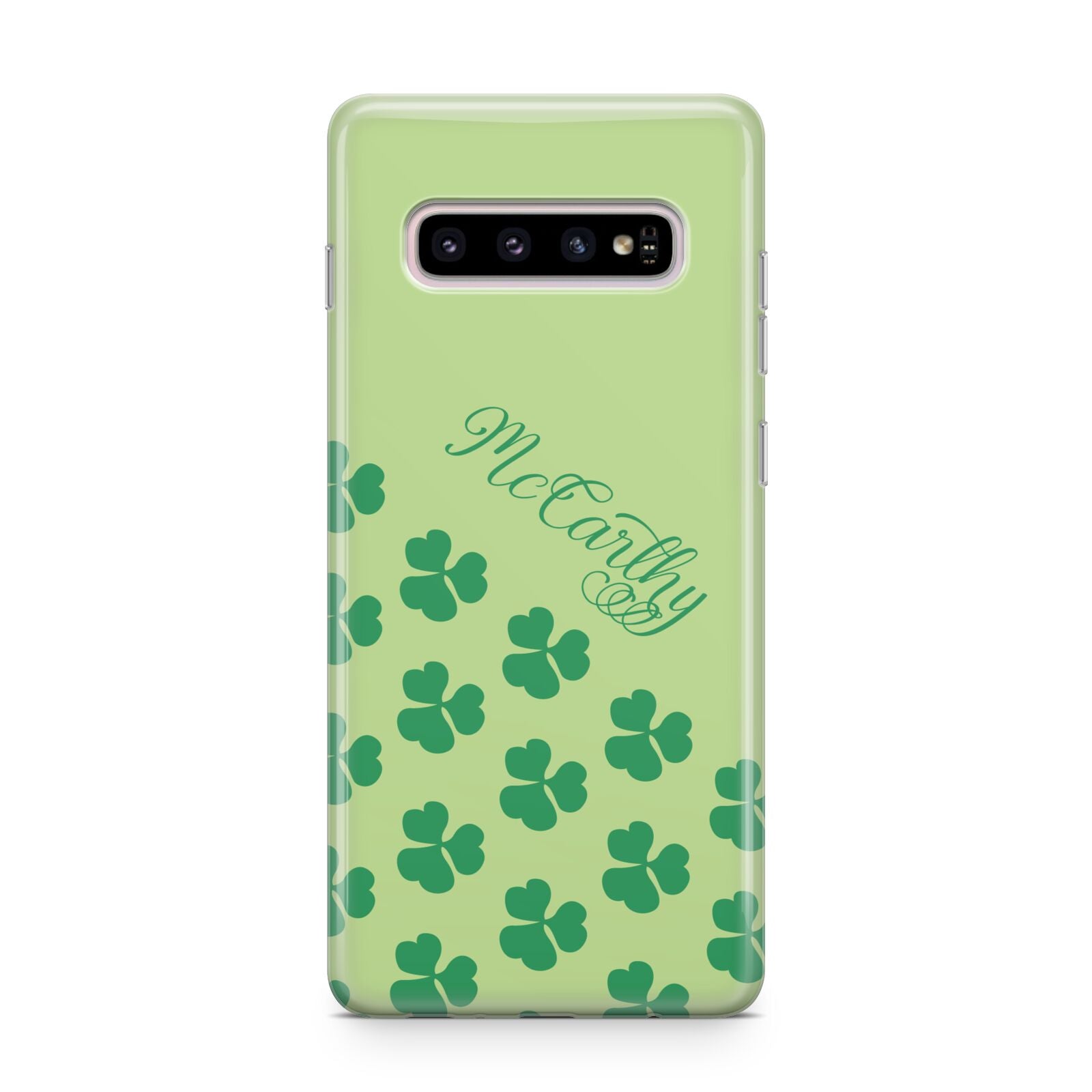 Shamrock Custom Name Samsung Galaxy S10 Plus Case