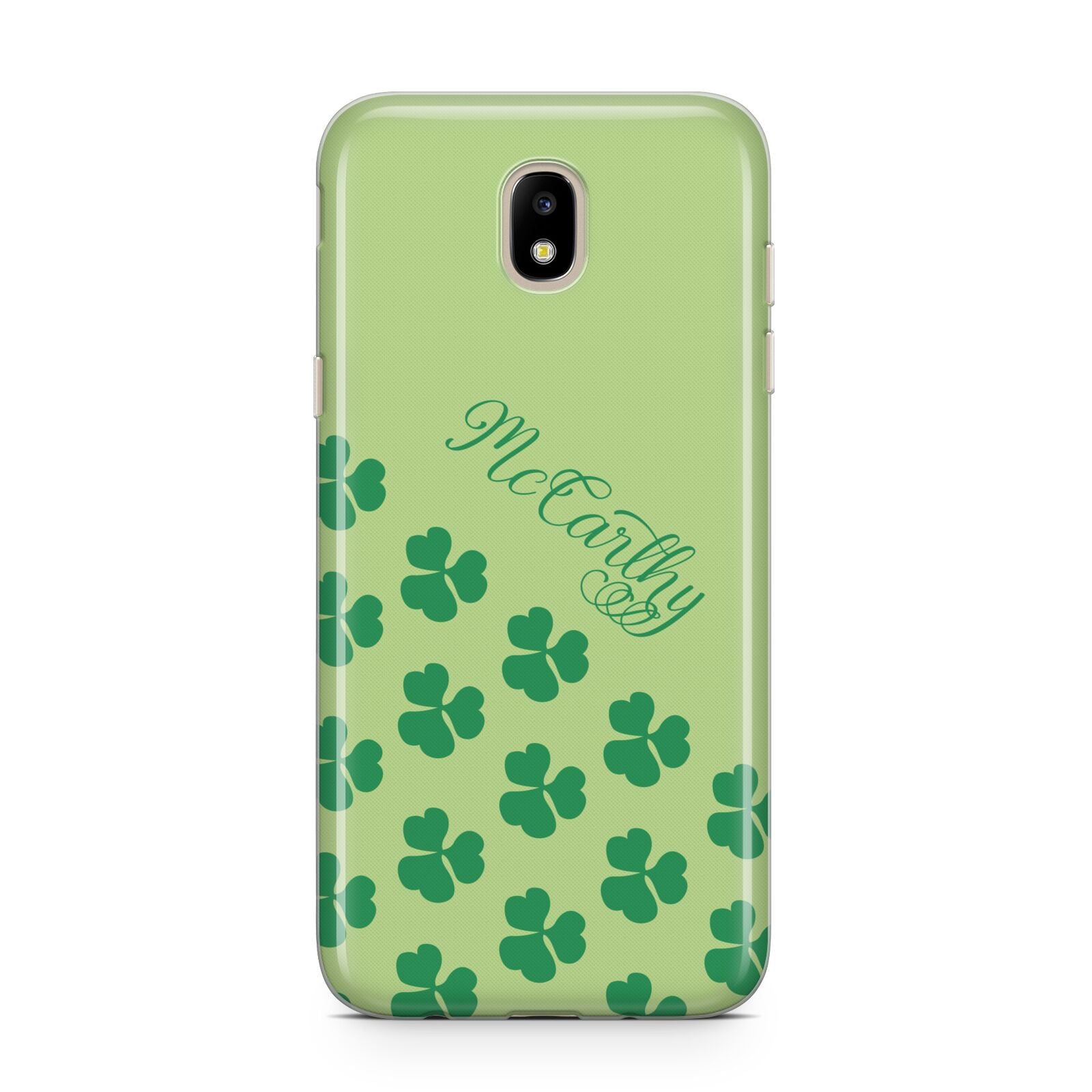 Shamrock Custom Name Samsung J5 2017 Case