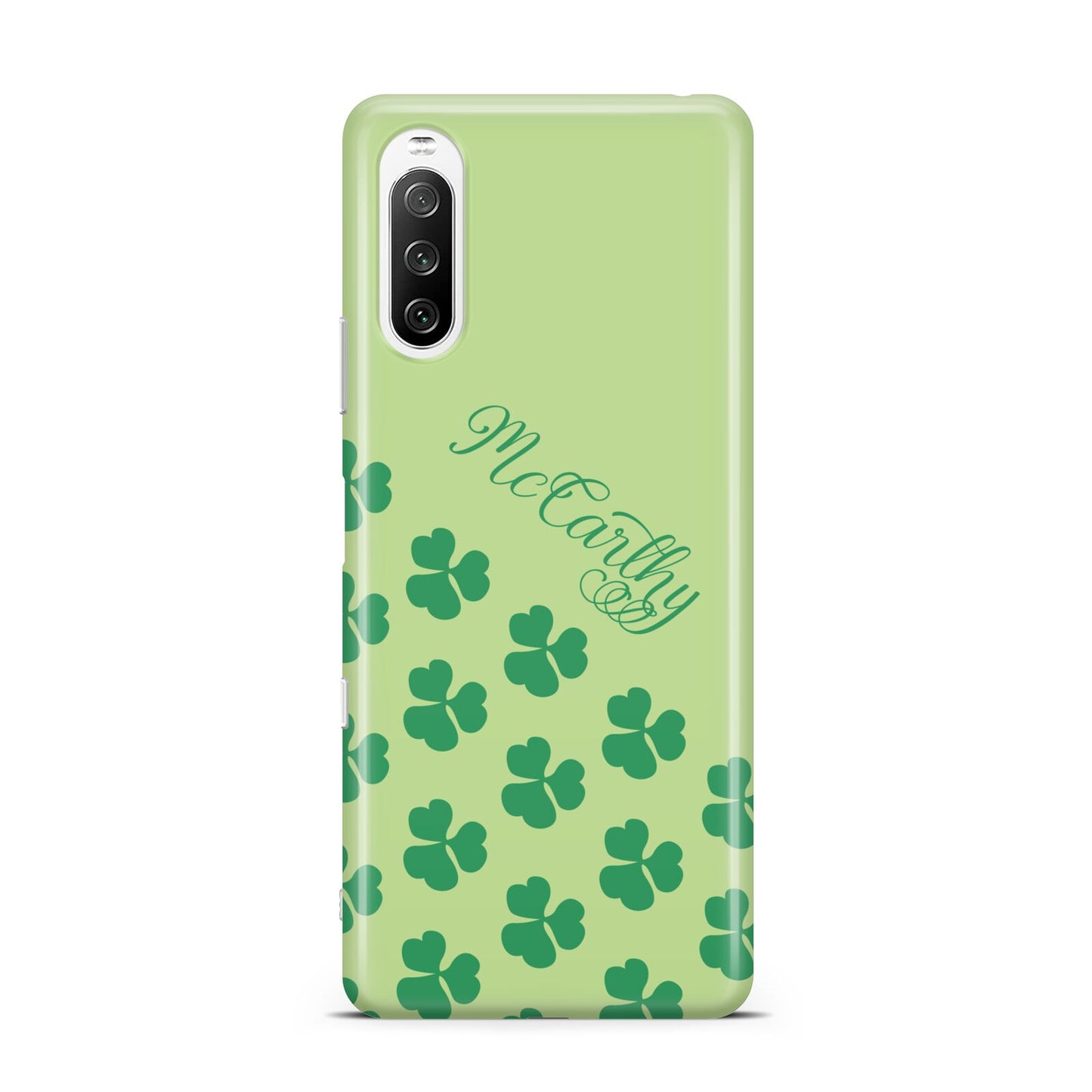 Shamrock Custom Name Sony Xperia 10 III Case