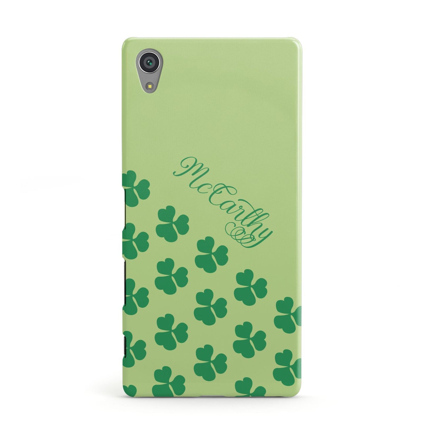 Shamrock Custom Name Sony Xperia Case