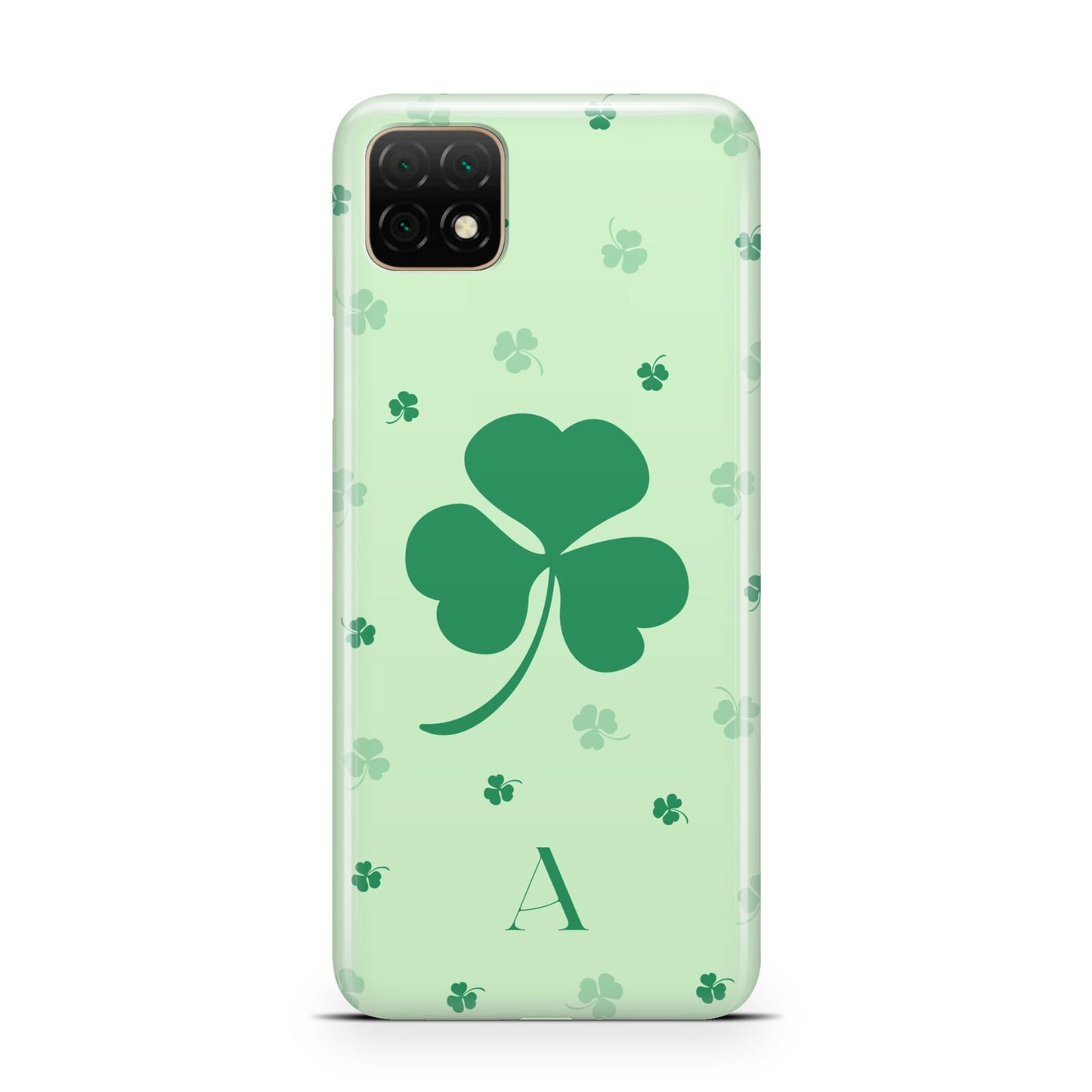 Shamrock Initial Personalised Huawei Enjoy 20 Phone Case