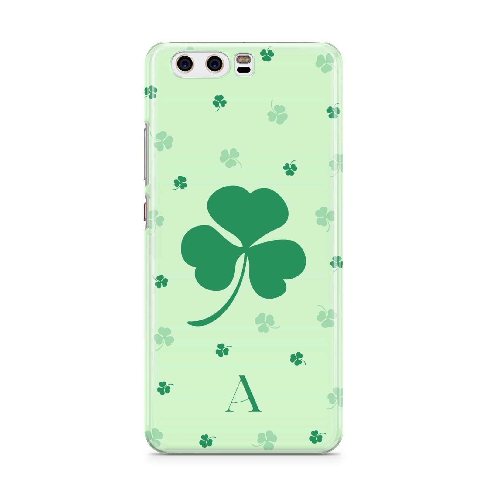 Shamrock Initial Personalised Huawei P10 Phone Case