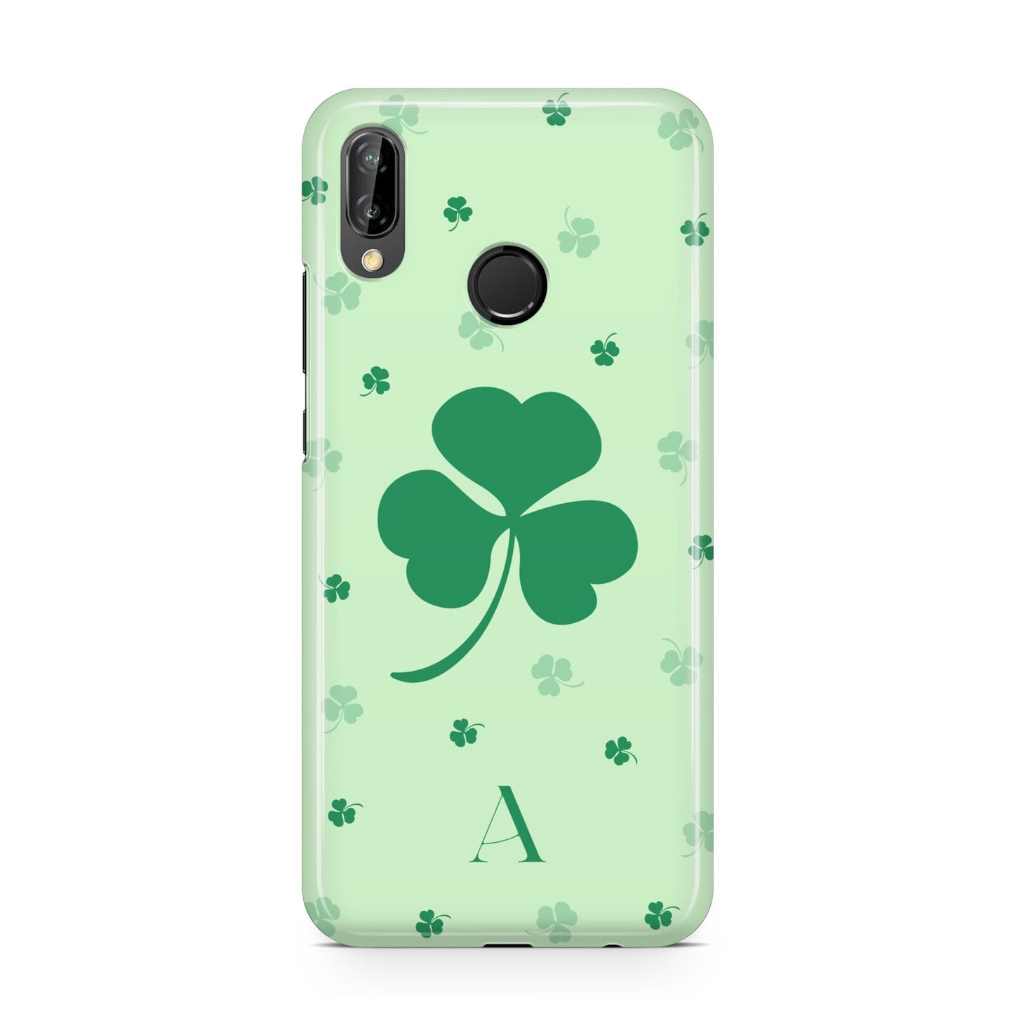 Shamrock Initial Personalised Huawei P20 Lite Phone Case