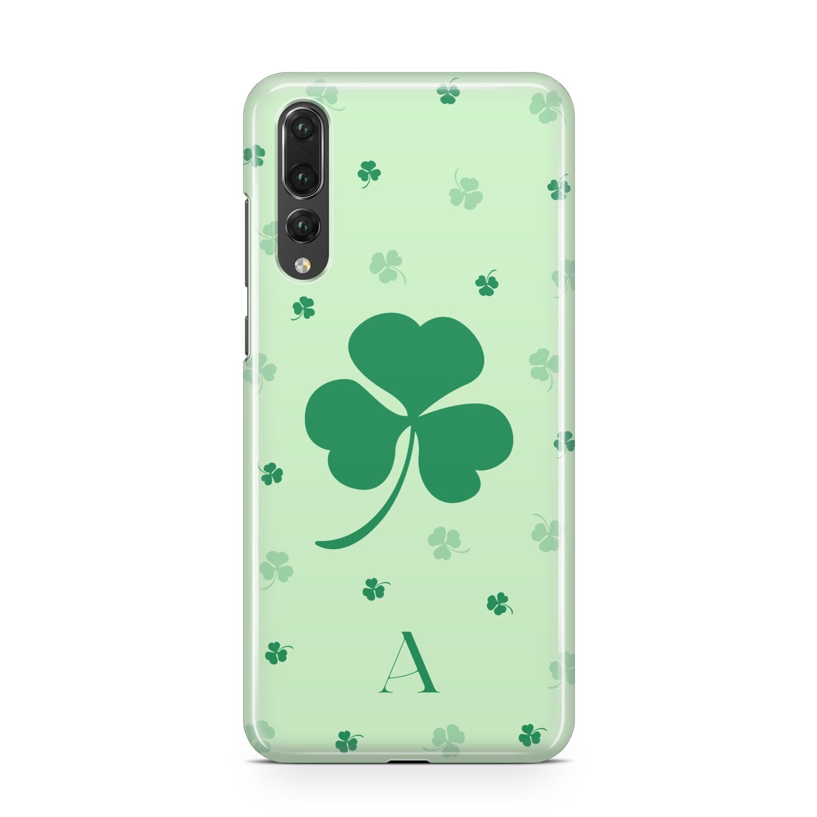 Shamrock Initial Personalised Huawei P20 Pro Phone Case