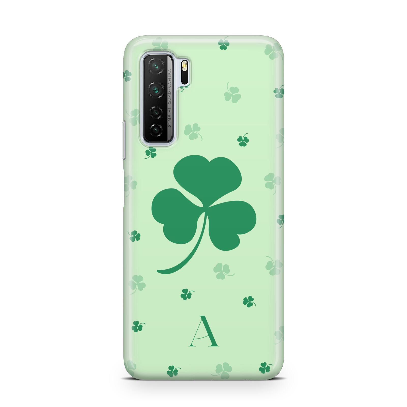 Shamrock Initial Personalised Huawei P40 Lite 5G Phone Case