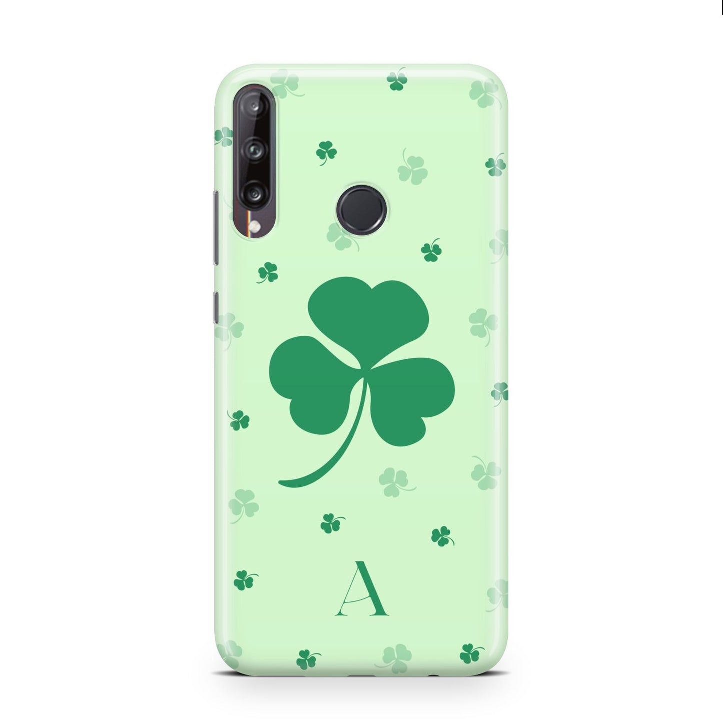 Shamrock Initial Personalised Huawei P40 Lite E Phone Case