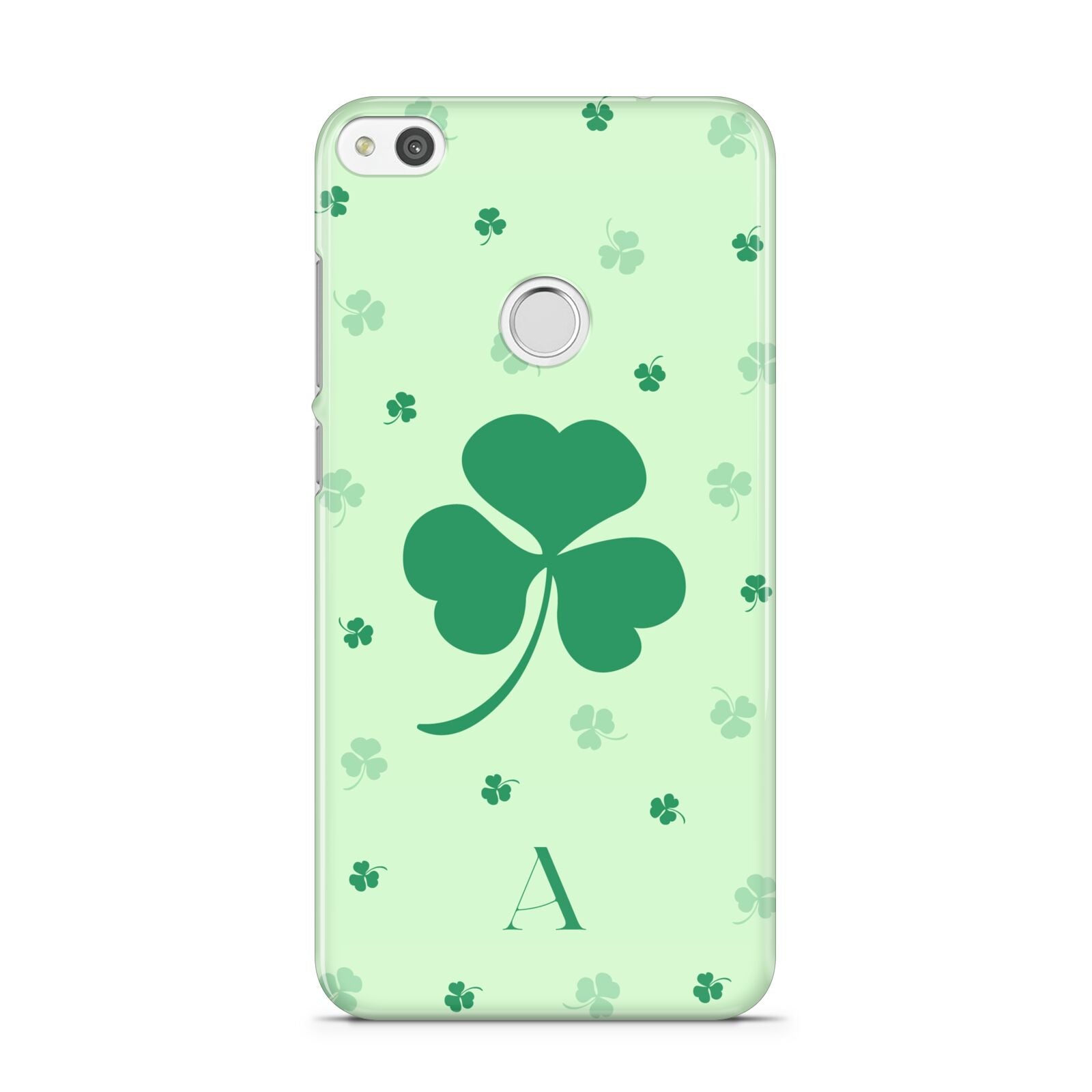 Shamrock Initial Personalised Huawei P8 Lite Case