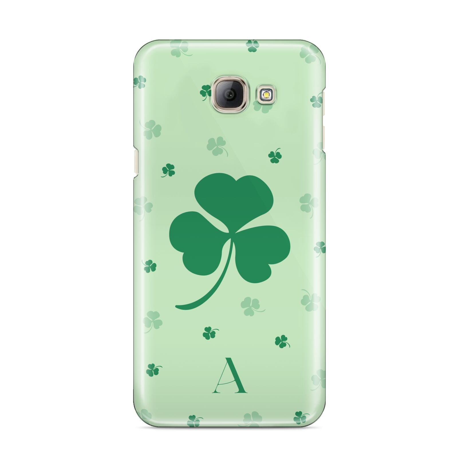 Shamrock Initial Personalised Samsung Galaxy A8 2016 Case