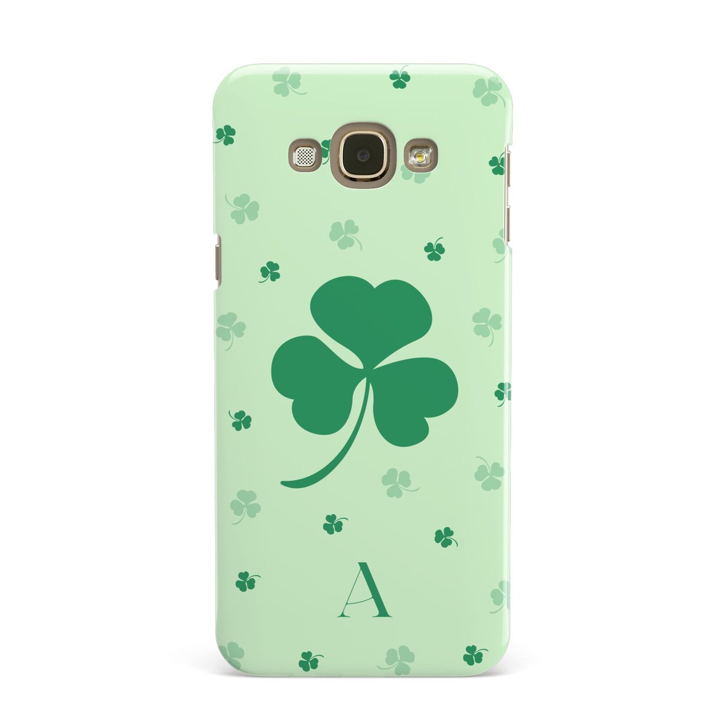 Shamrock Initial Personalised Samsung Galaxy A8 Case