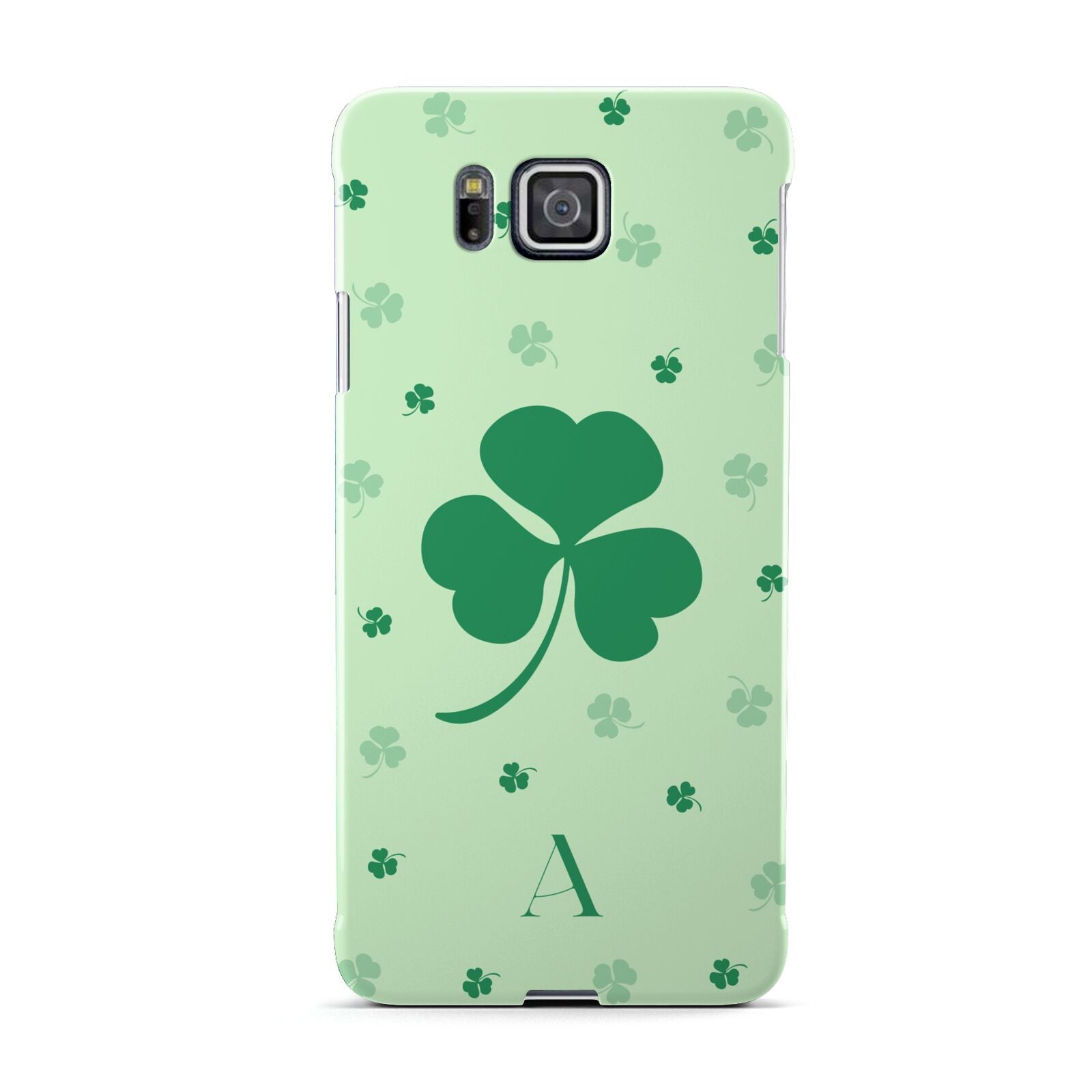 Shamrock Initial Personalised Samsung Galaxy Alpha Case