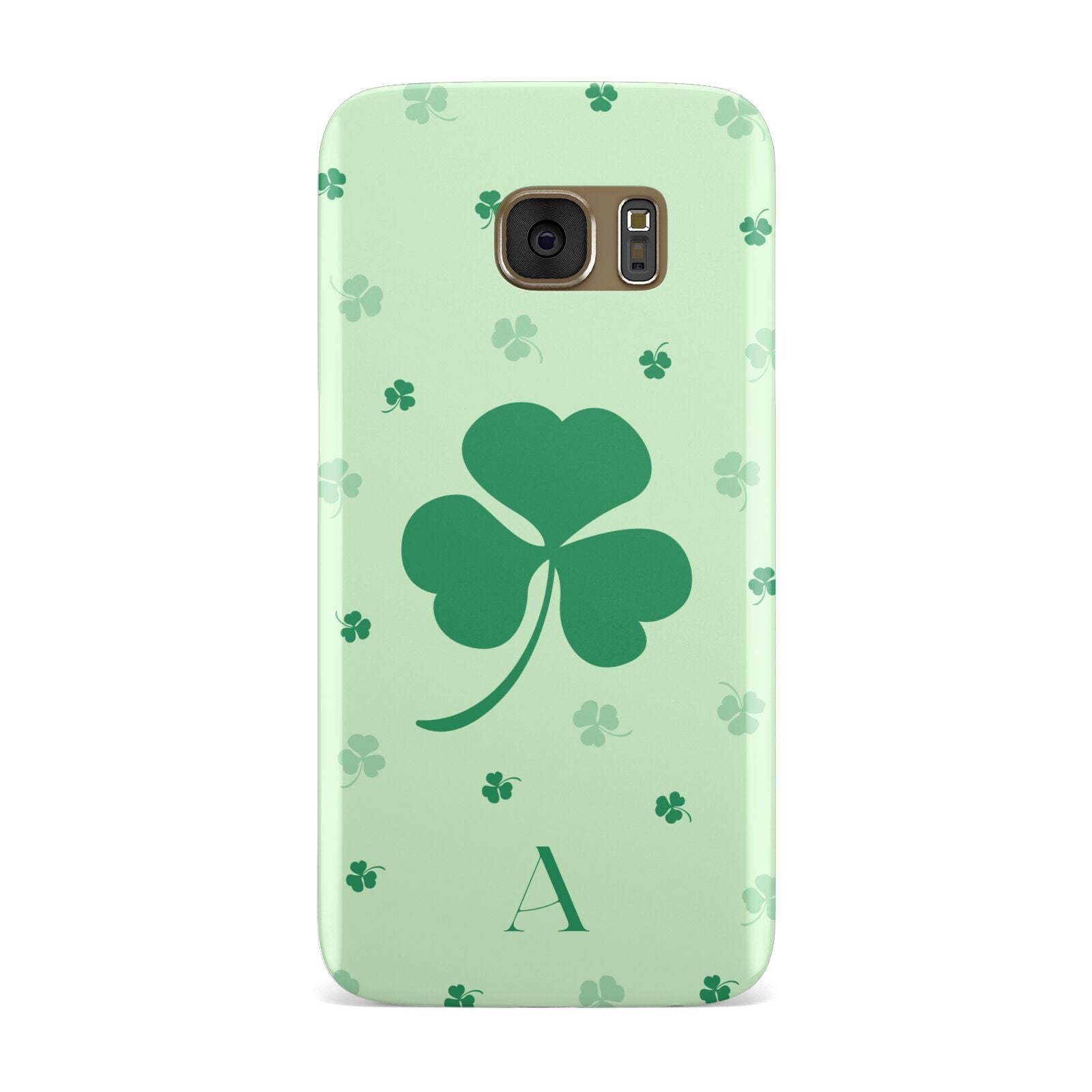 Shamrock Initial Personalised Samsung Galaxy Case