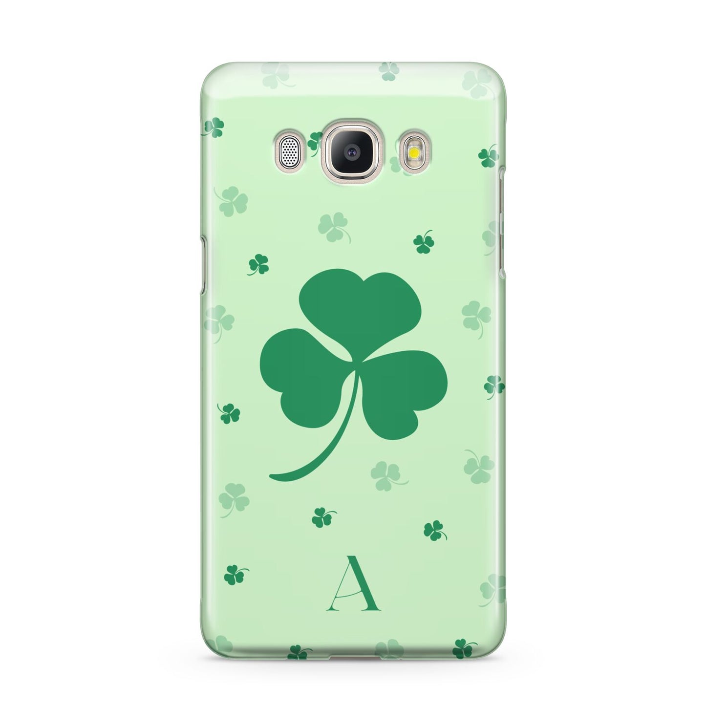 Shamrock Initial Personalised Samsung Galaxy J5 2016 Case