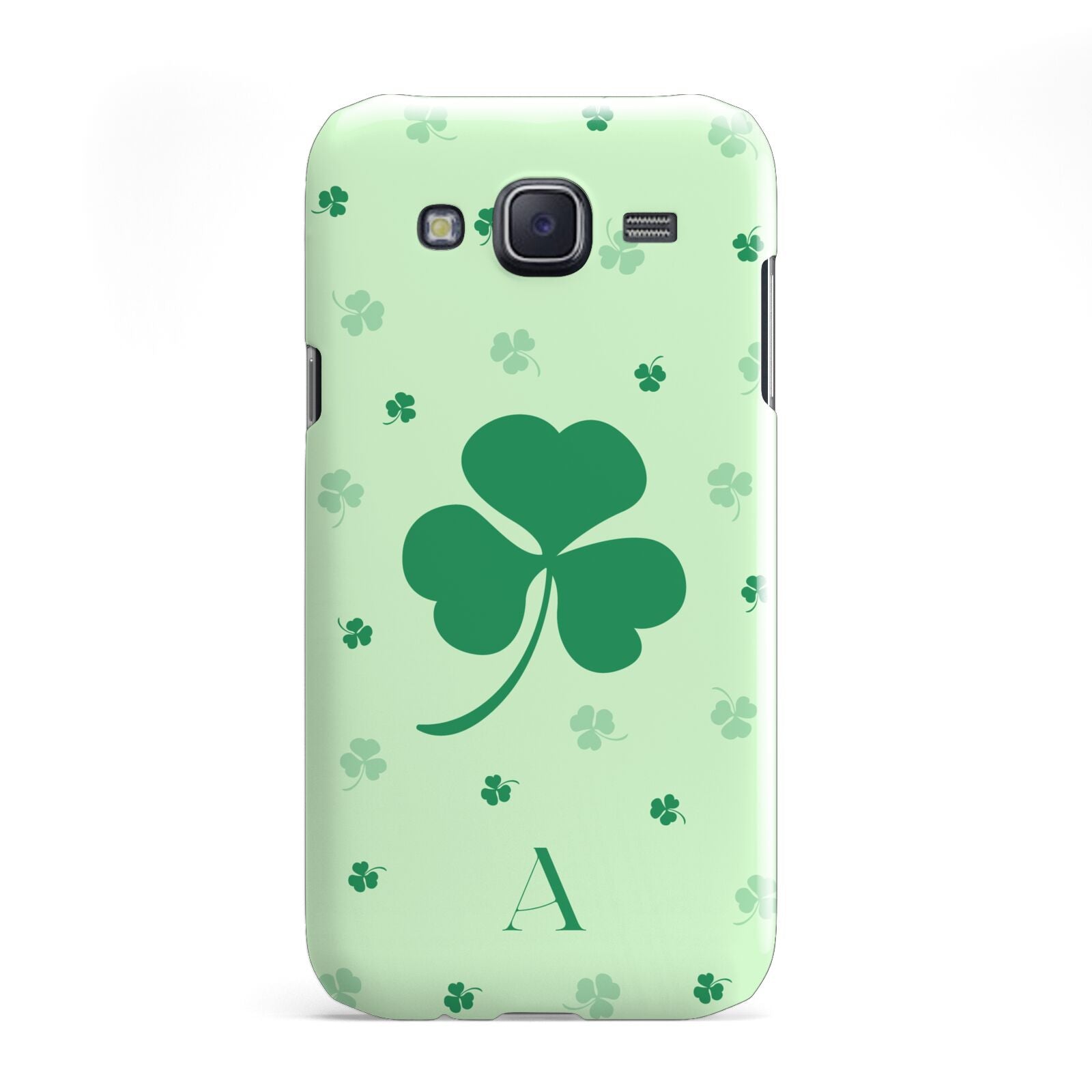 Shamrock Initial Personalised Samsung Galaxy J5 Case