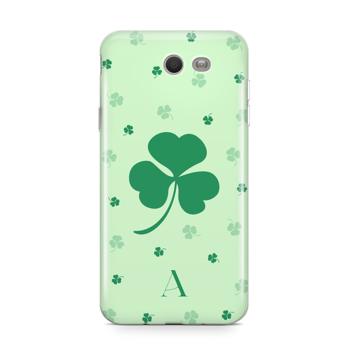 Shamrock Initial Personalised Samsung Galaxy J7 2017 Case