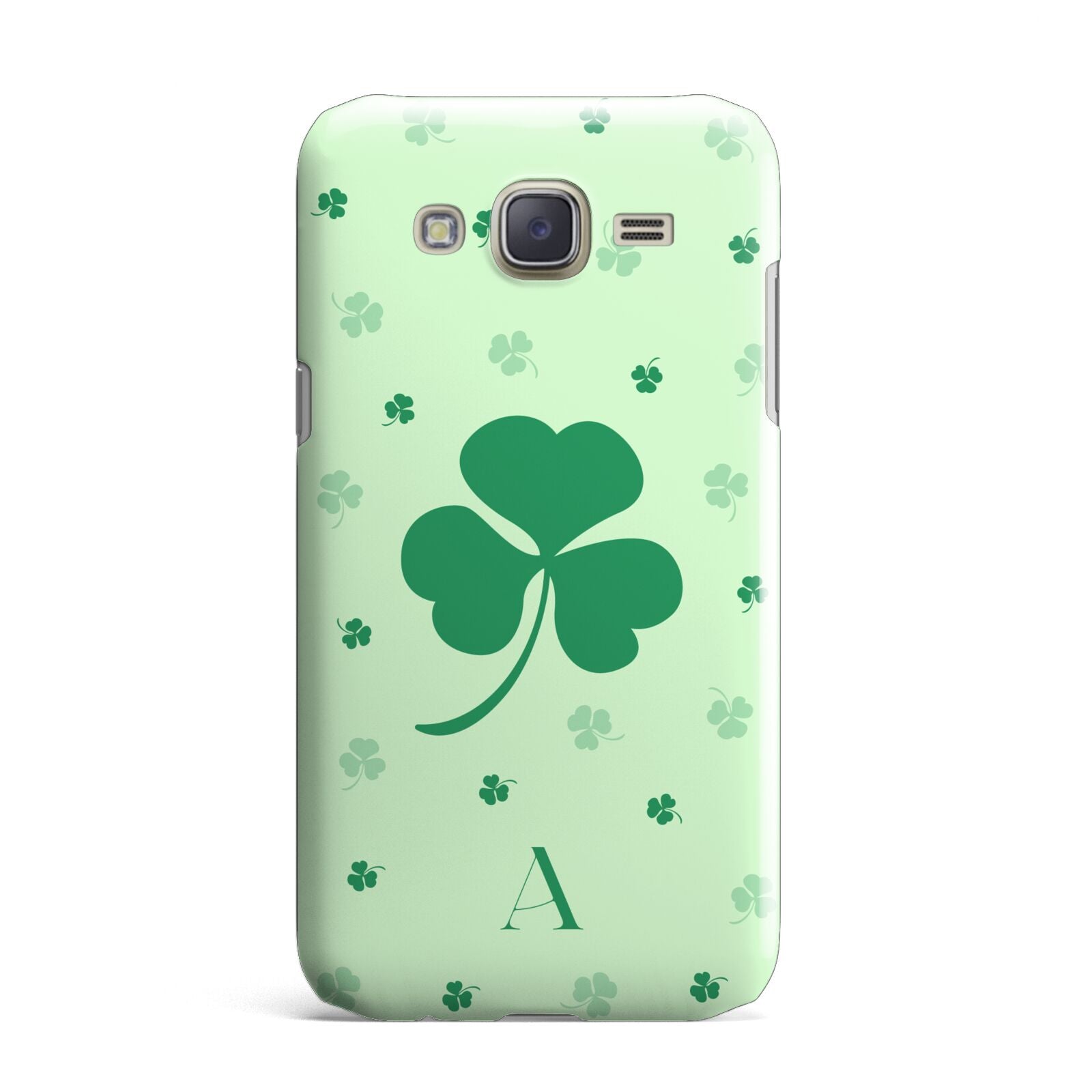 Shamrock Initial Personalised Samsung Galaxy J7 Case