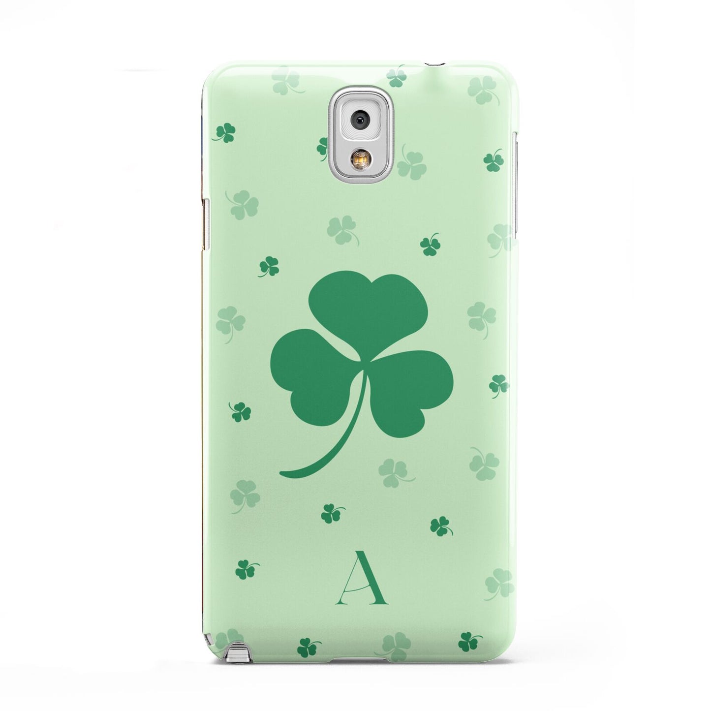 Shamrock Initial Personalised Samsung Galaxy Note 3 Case