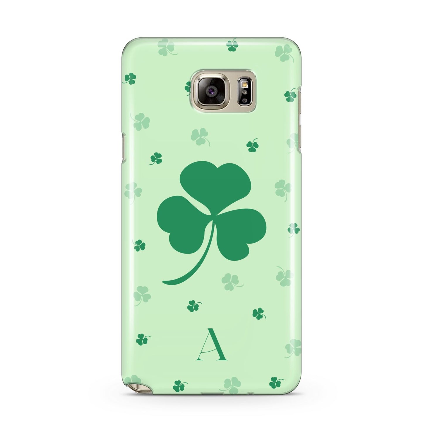 Shamrock Initial Personalised Samsung Galaxy Note 5 Case