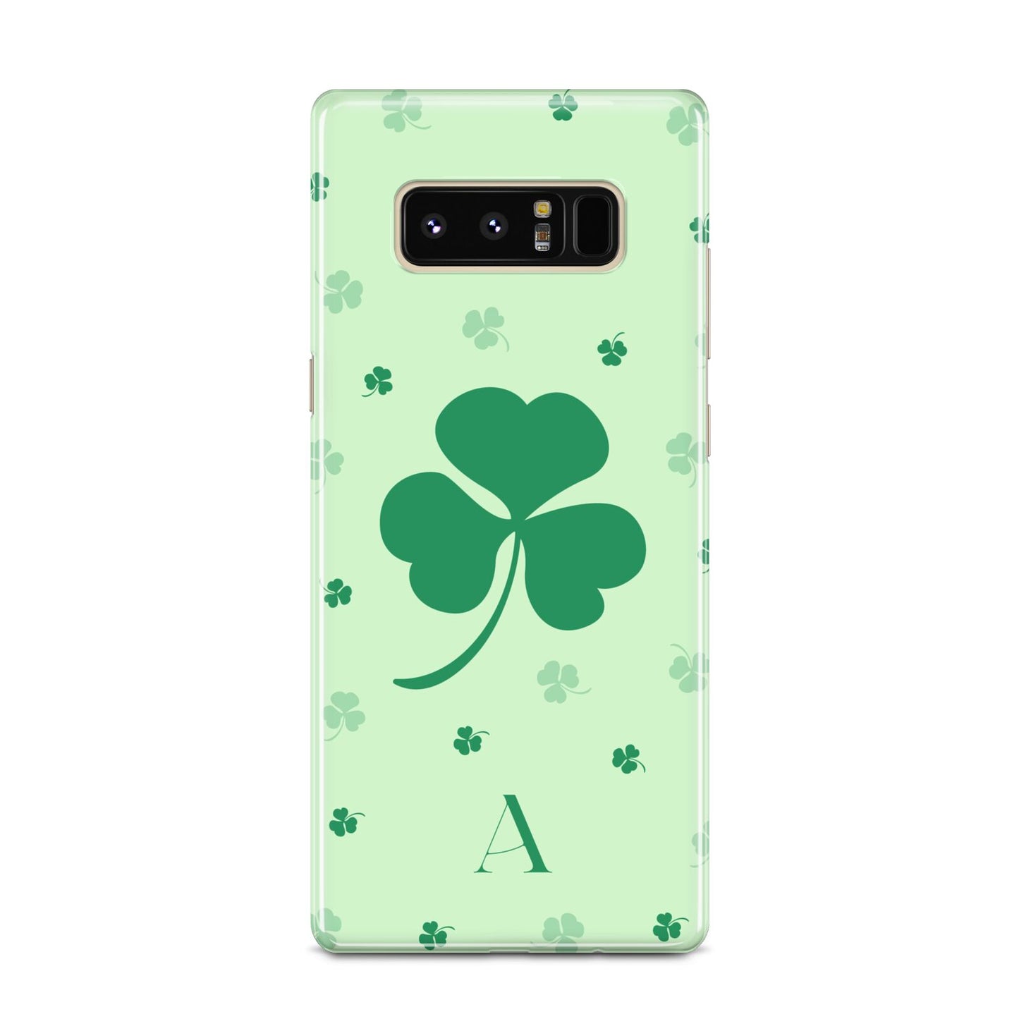 Shamrock Initial Personalised Samsung Galaxy Note 8 Case