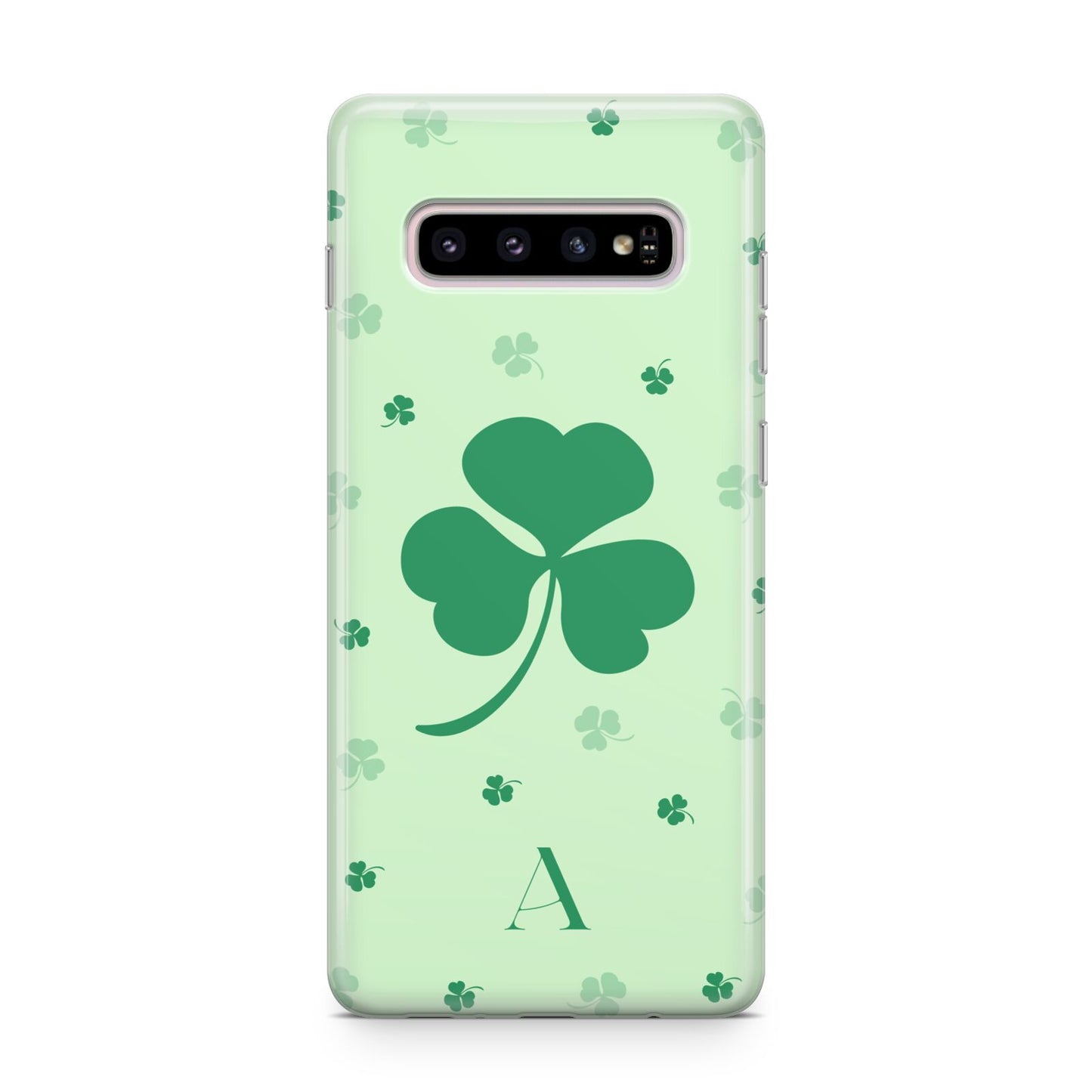 Shamrock Initial Personalised Samsung Galaxy S10 Plus Case