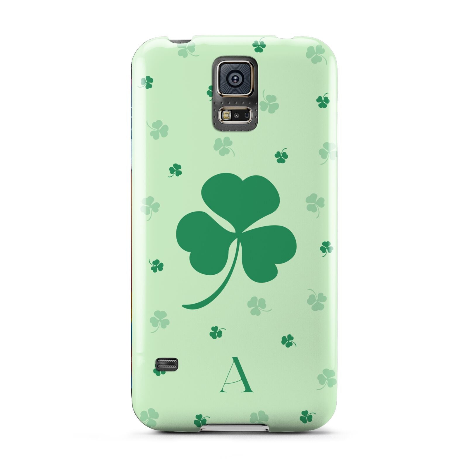 Shamrock Initial Personalised Samsung Galaxy S5 Case