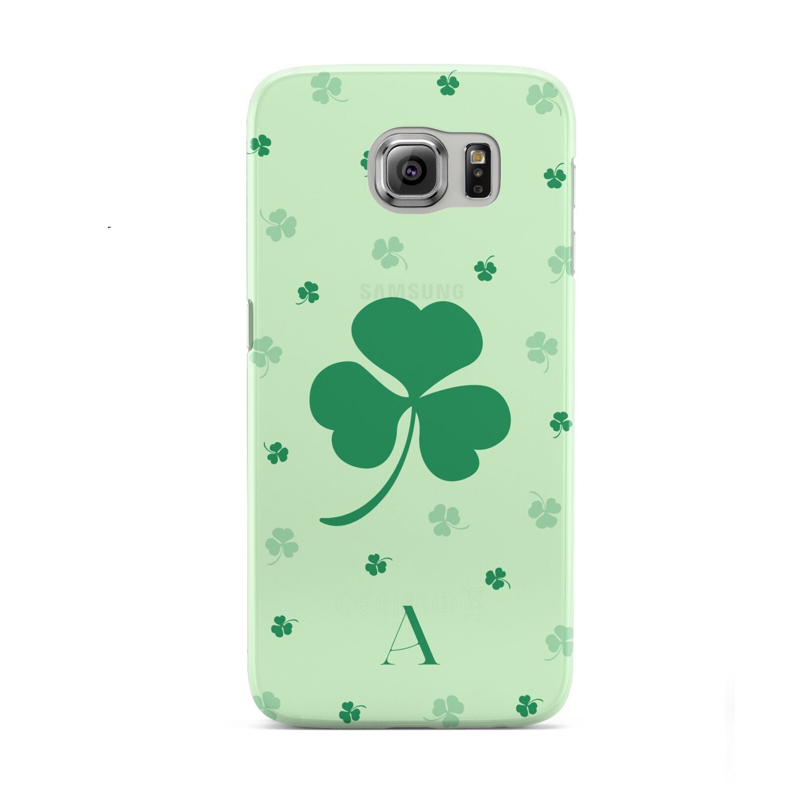 Shamrock Initial Personalised Samsung Galaxy S6 Case