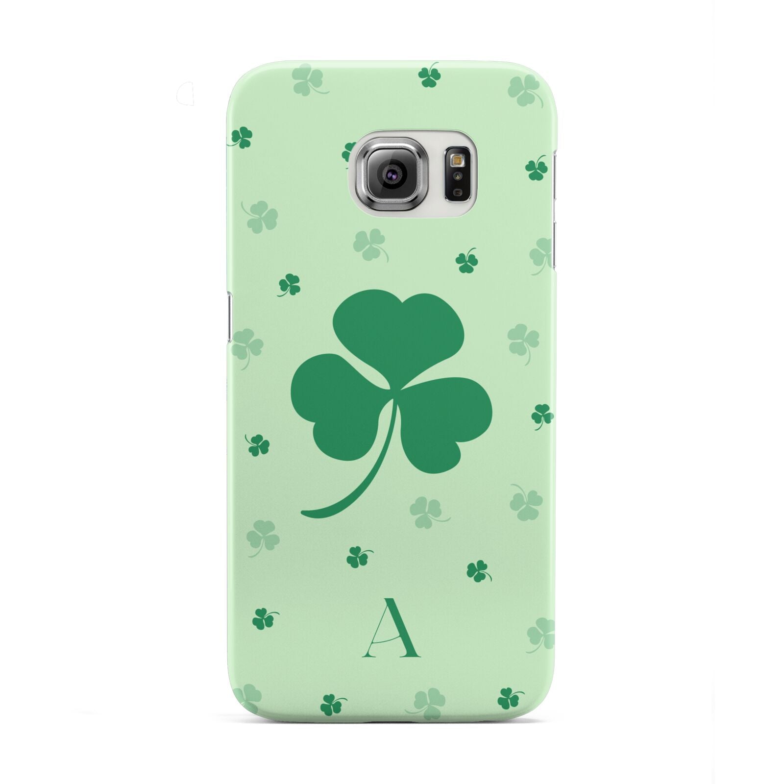 Shamrock Initial Personalised Samsung Galaxy S6 Edge Case