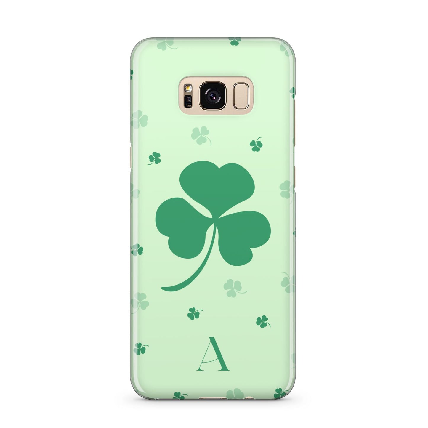 Shamrock Initial Personalised Samsung Galaxy S8 Plus Case