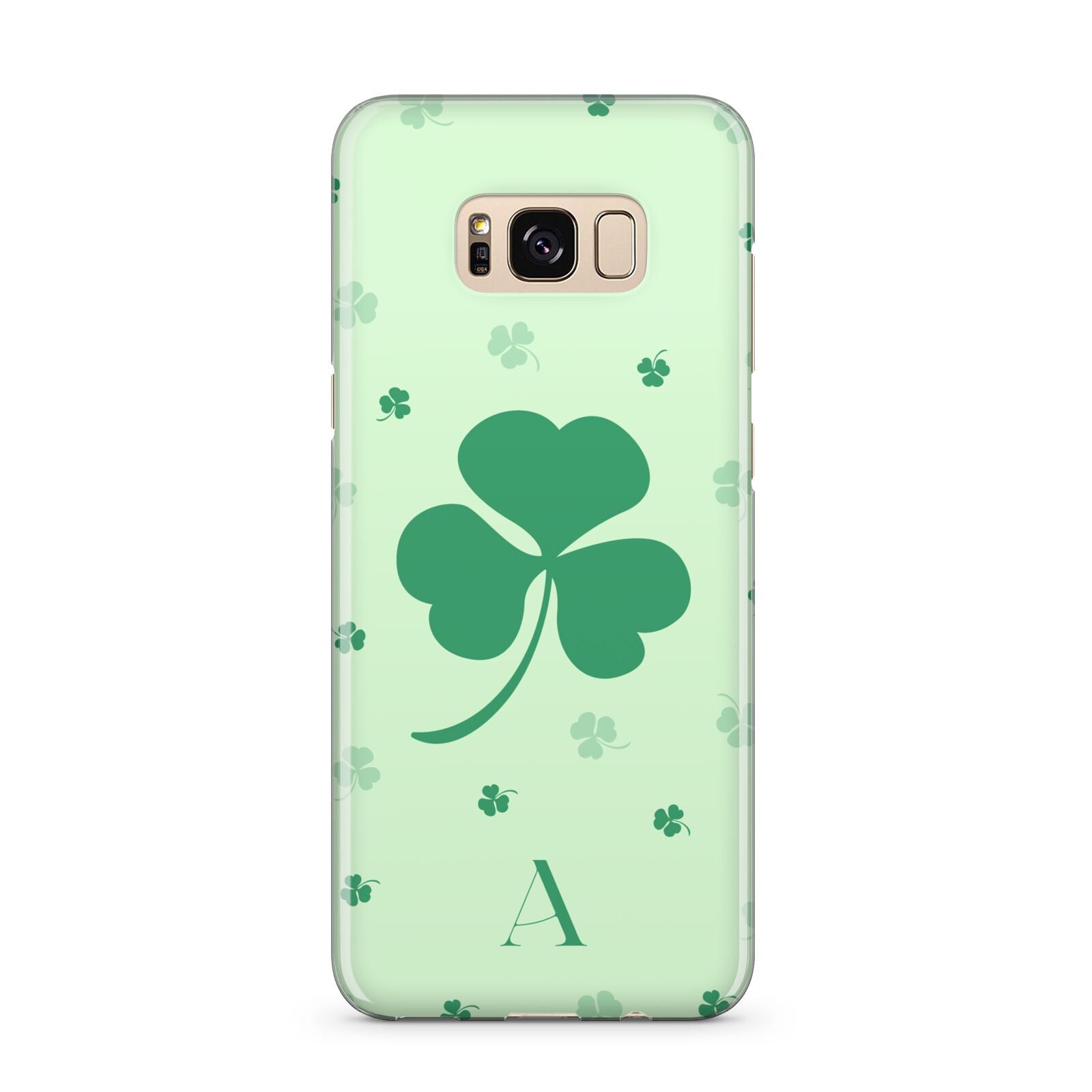 Shamrock Initial Personalised Samsung Galaxy S8 Plus Case