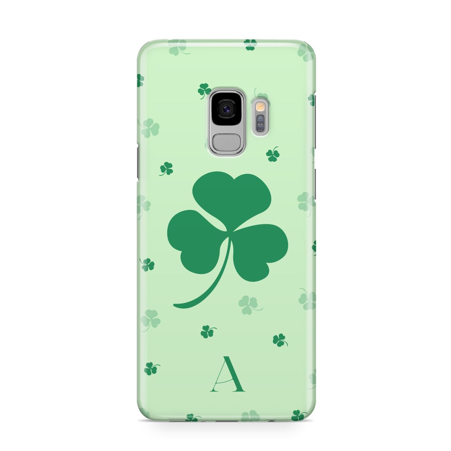 Shamrock Initial Personalised Samsung Galaxy S9 Case