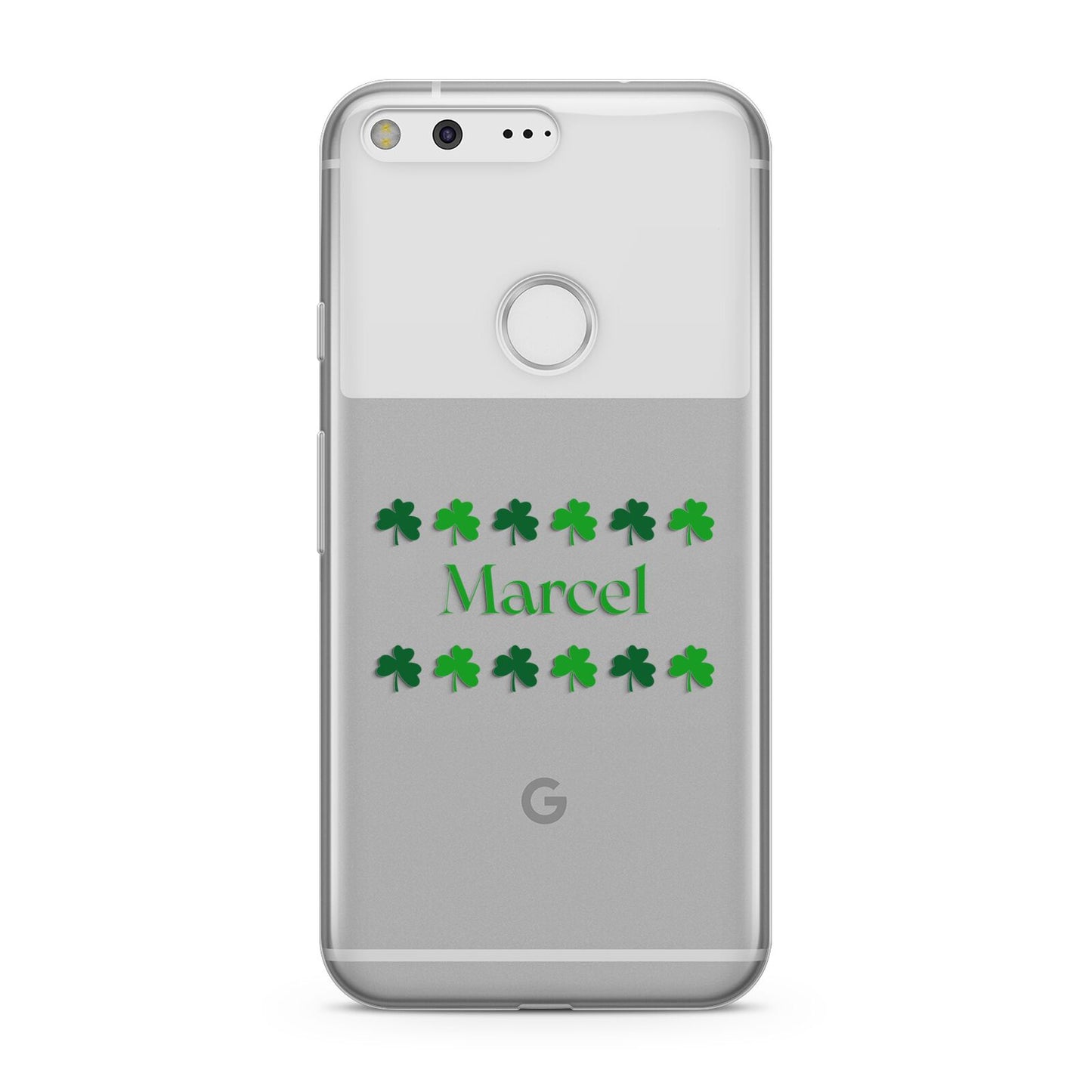 Shamrock Personalised Name Google Pixel Case