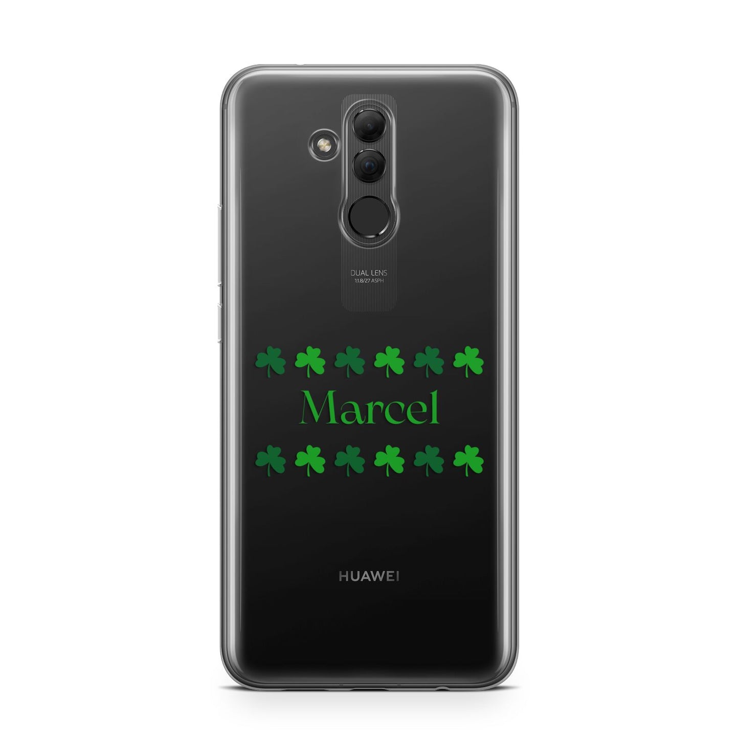 Shamrock Personalised Name Huawei Mate 20 Lite