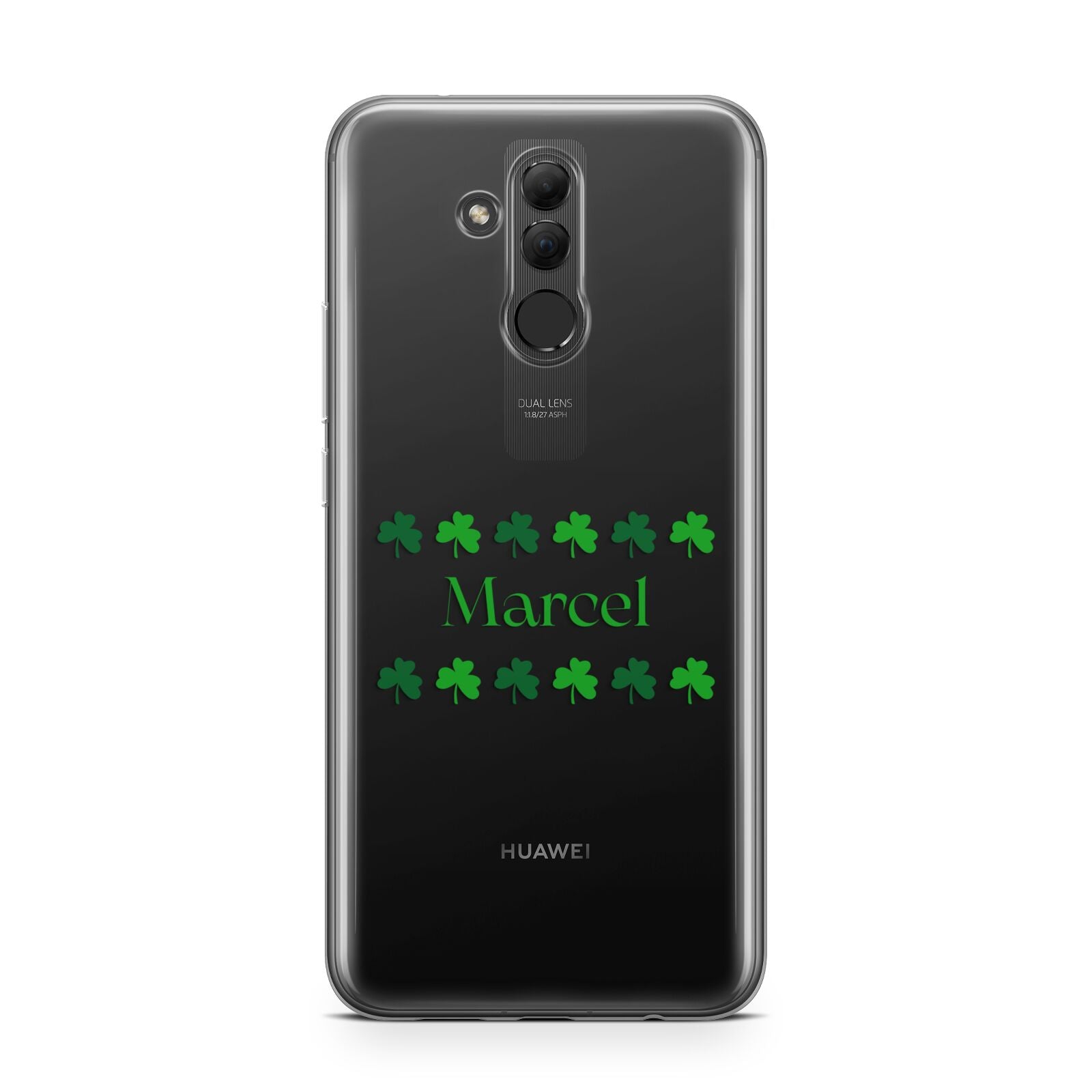 Shamrock Personalised Name Huawei Mate 20 Lite