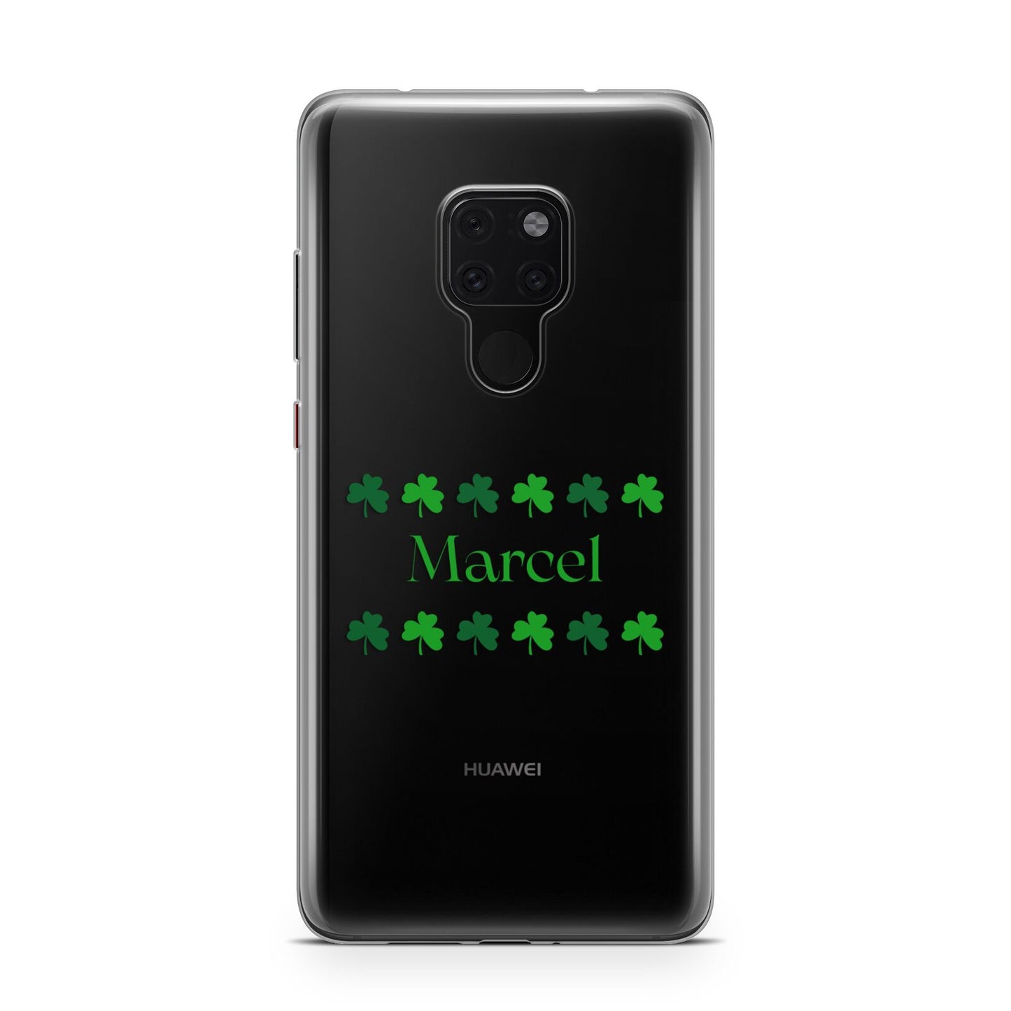 Shamrock Personalised Name Huawei Mate 20 Phone Case