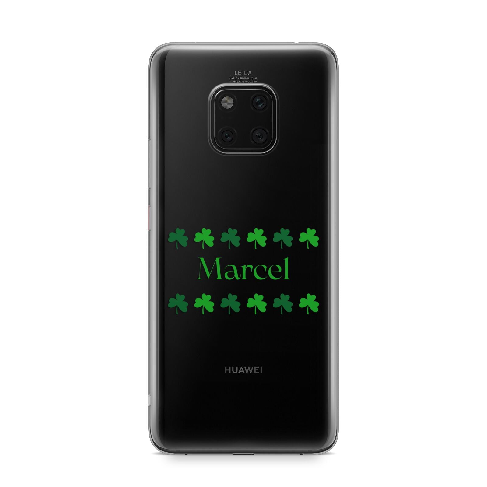 Shamrock Personalised Name Huawei Mate 20 Pro Phone Case