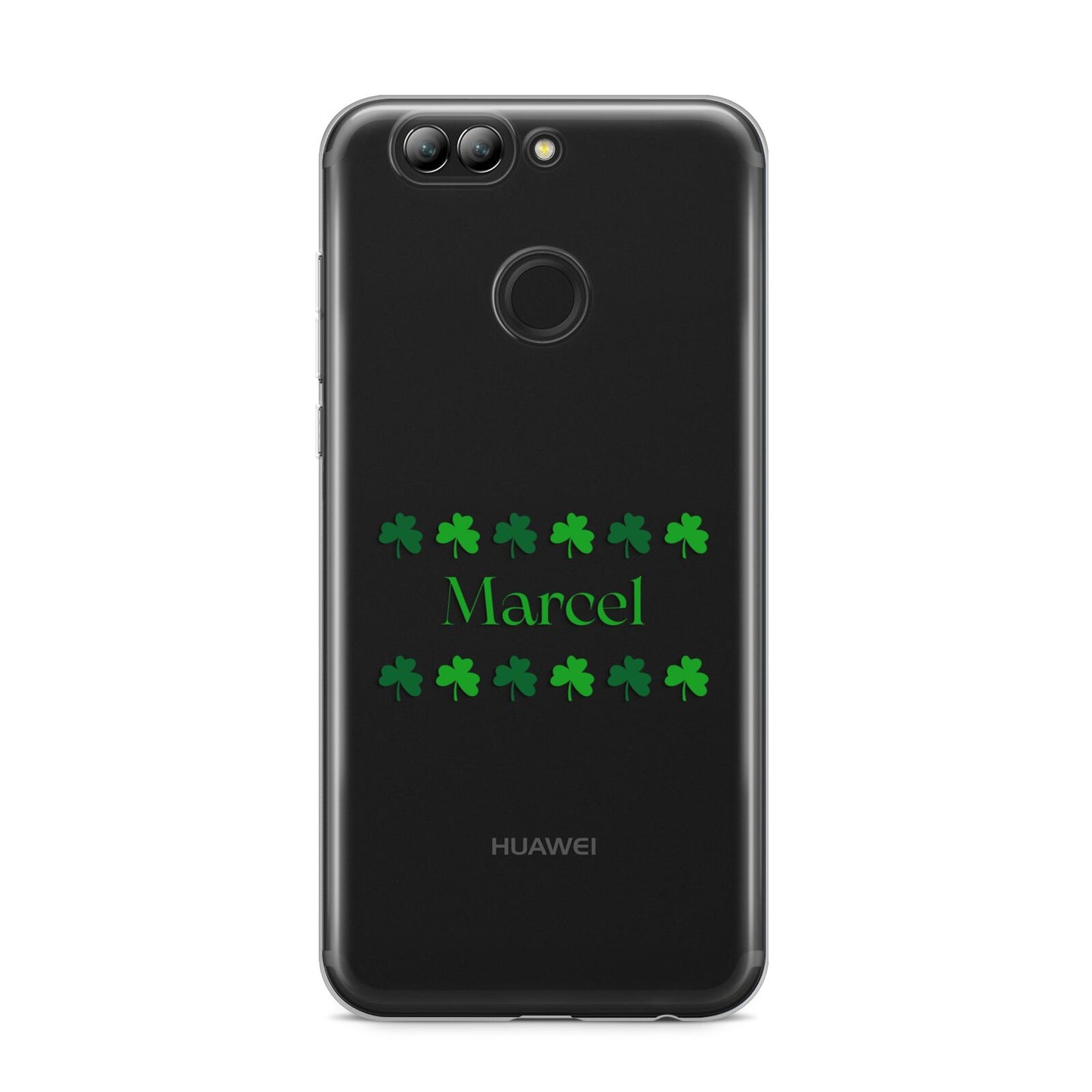 Shamrock Personalised Name Huawei Nova 2s Phone Case