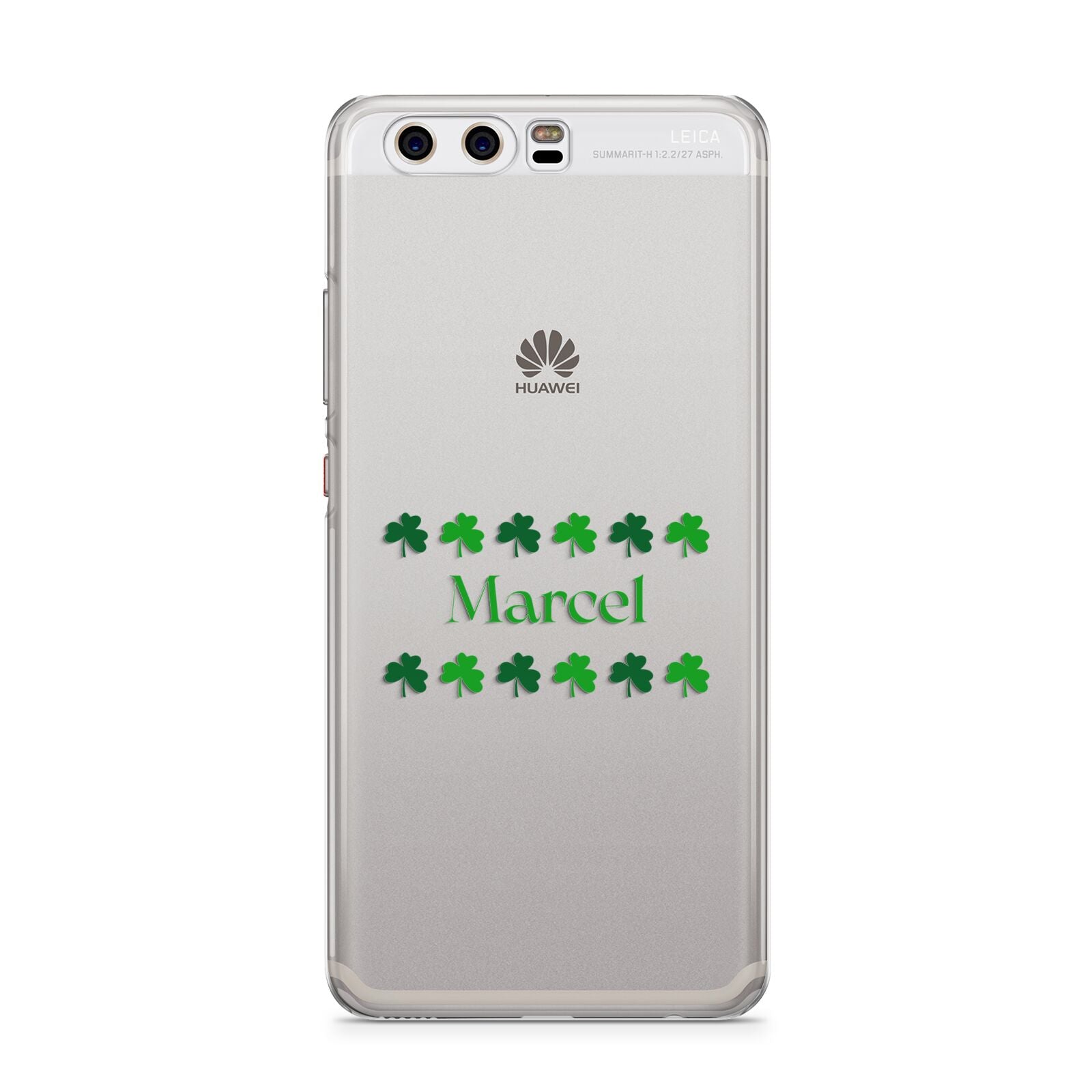 Shamrock Personalised Name Huawei P10 Phone Case